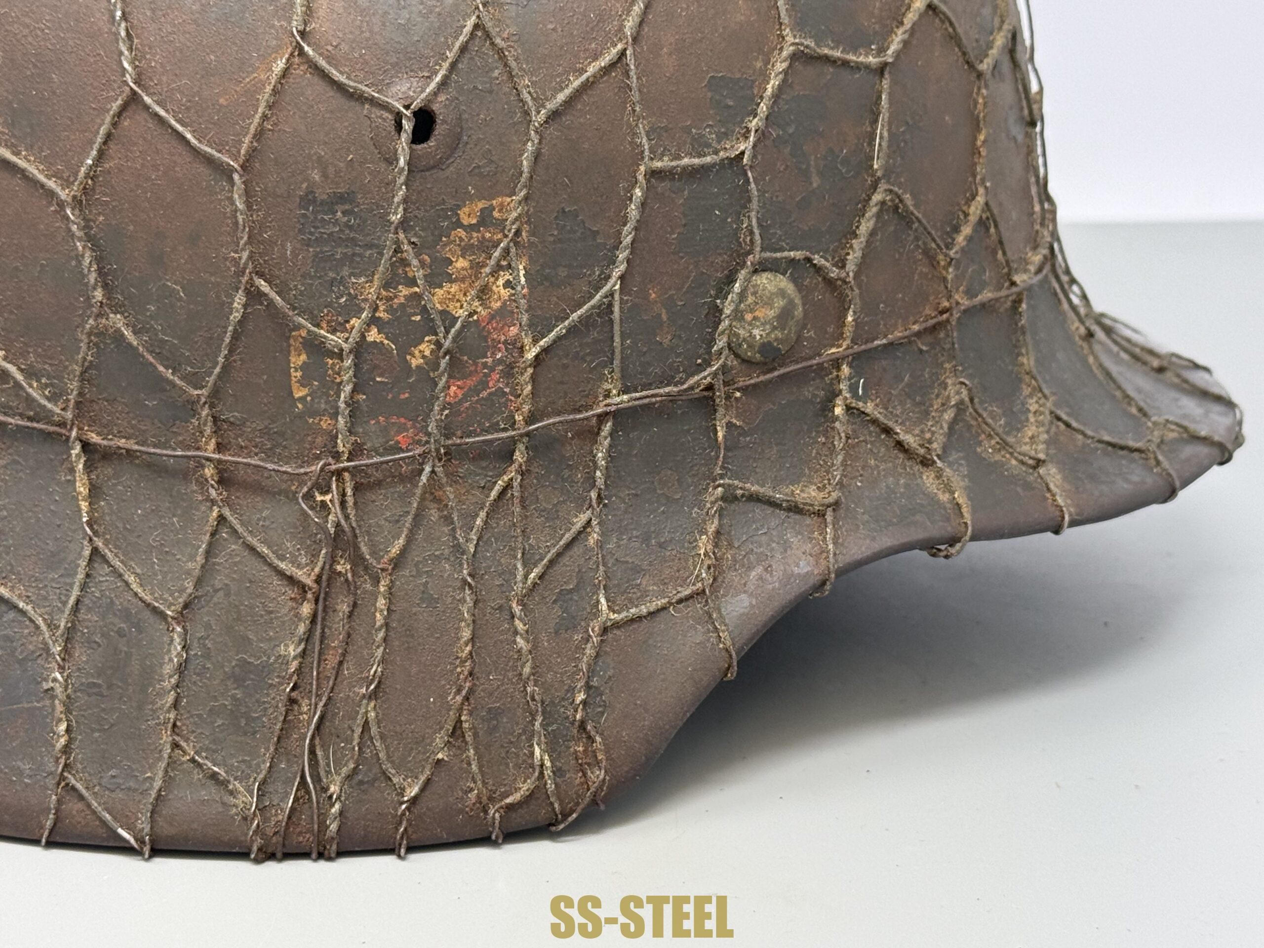 Luftwaffe M35 Chickenwire Helmet - Image 23