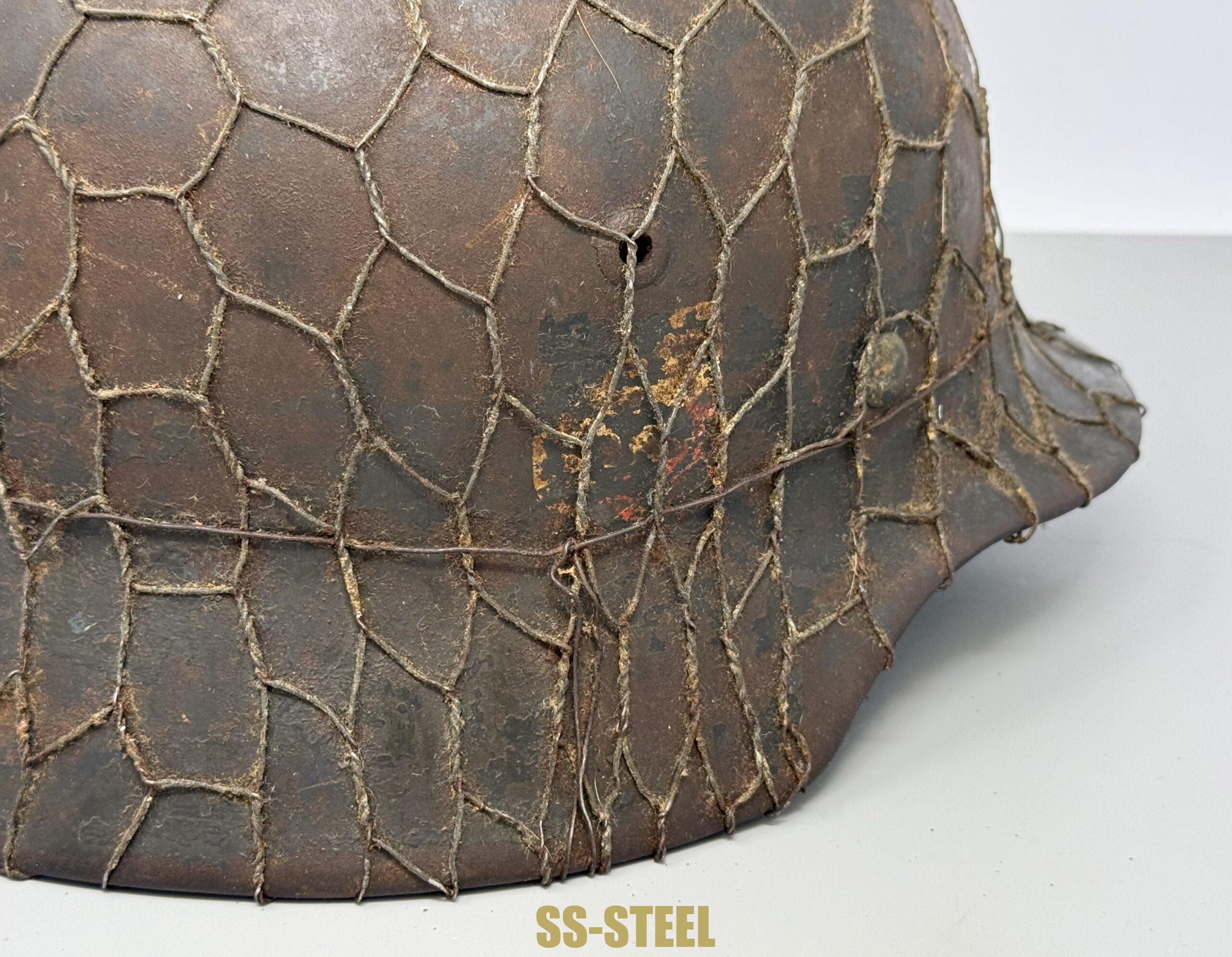 Luftwaffe M35 Chickenwire Helmet - Image 27