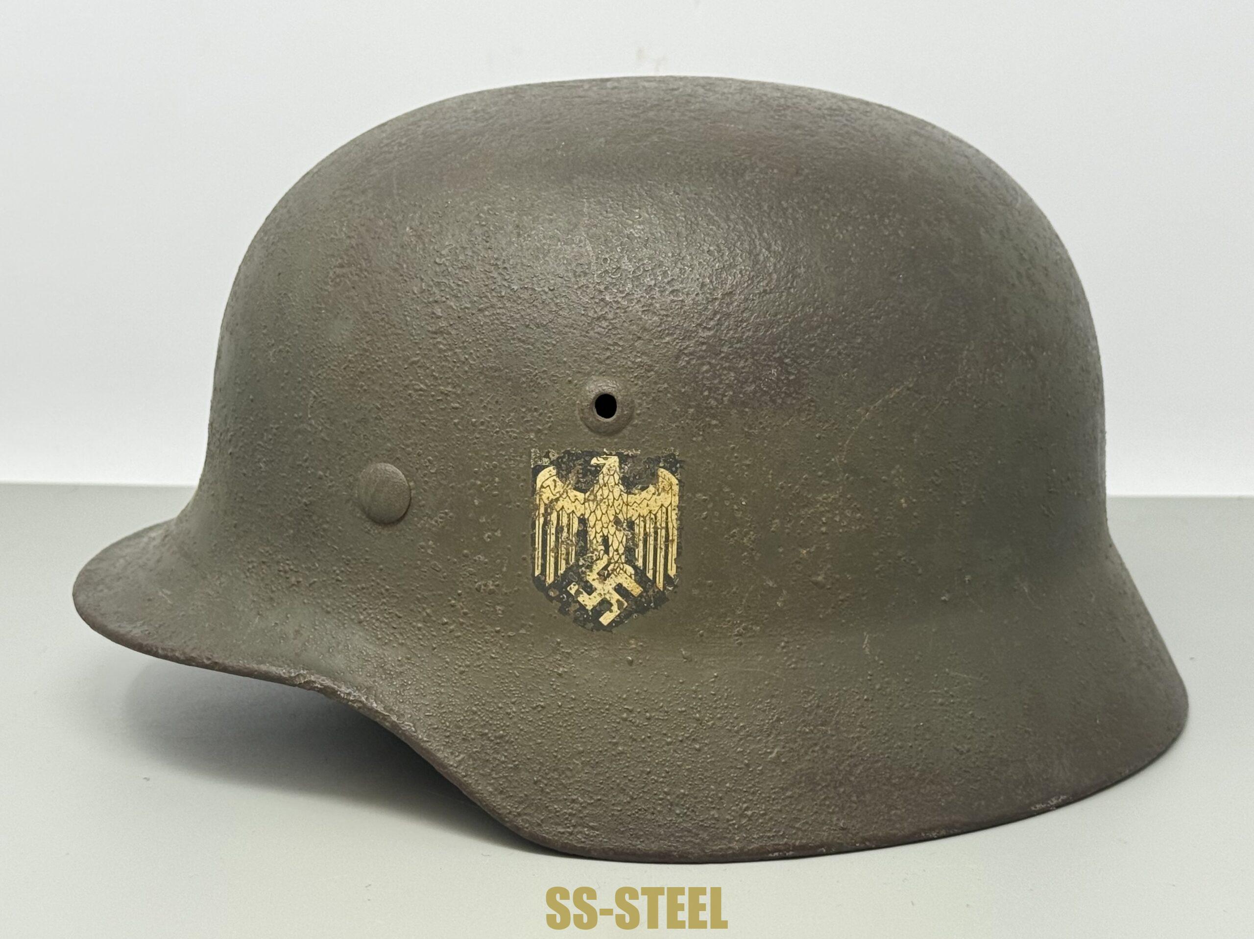 Heer M35 Double Decal Helmet-6th Army STALINGRAD NAMED - Image 2