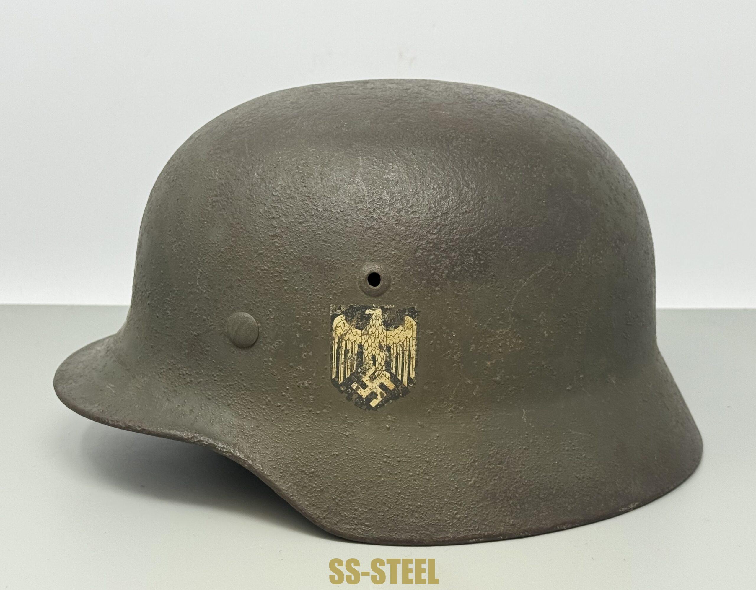 Heer M35 Double Decal Helmet-6th Army STALINGRAD NAMED