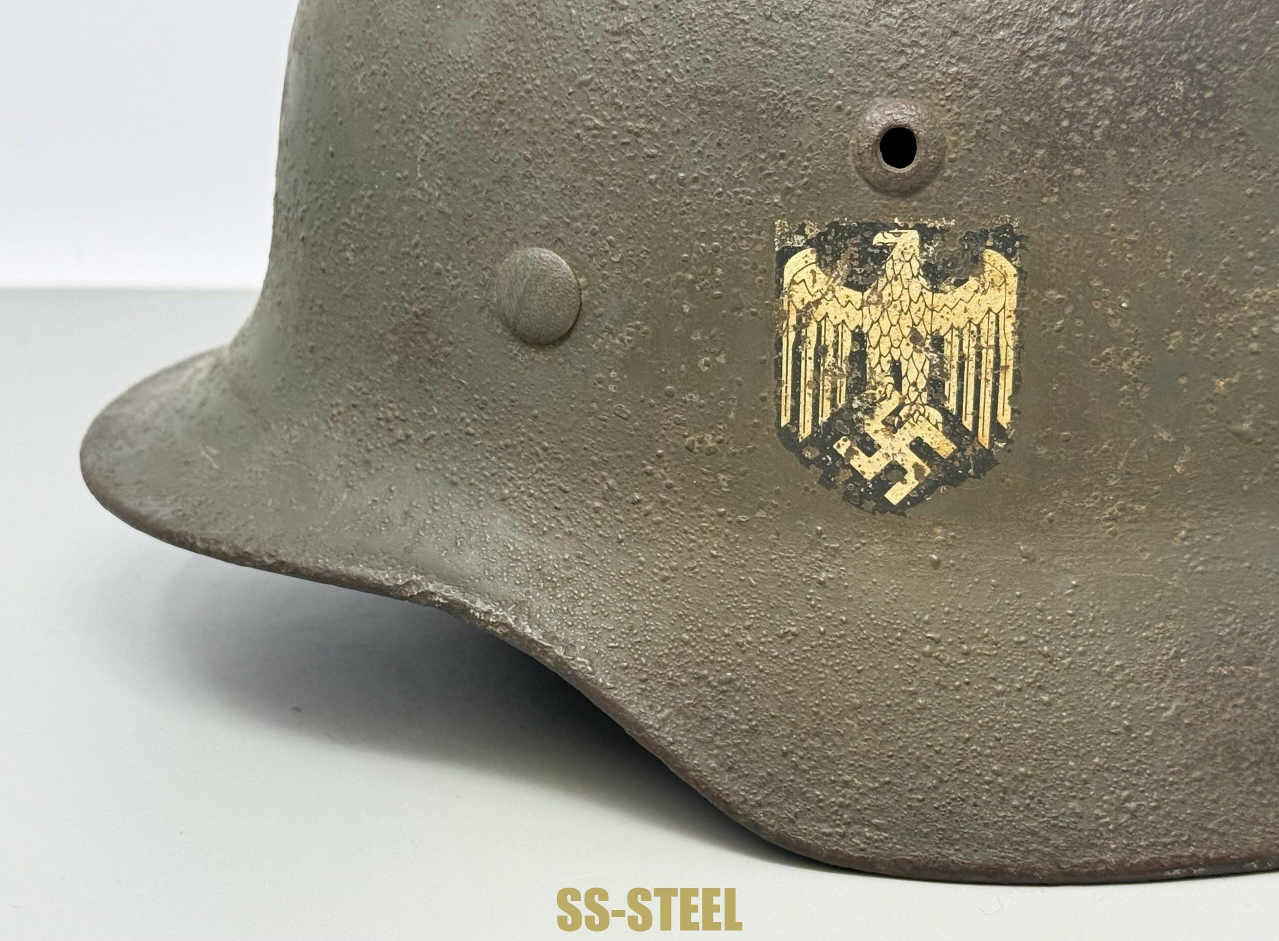 Heer M35 Double Decal Helmet-6th Army STALINGRAD NAMED - Image 3