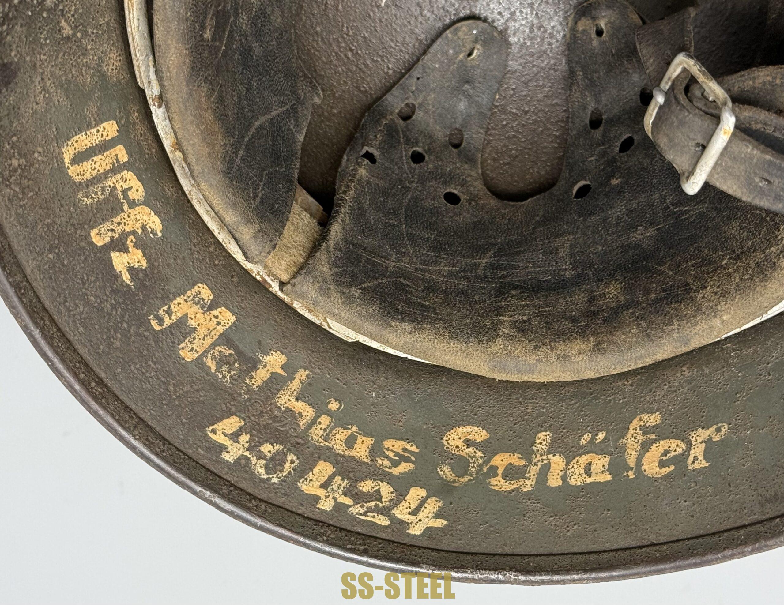 Heer M35 Double Decal Helmet-6th Army STALINGRAD NAMED - Image 14