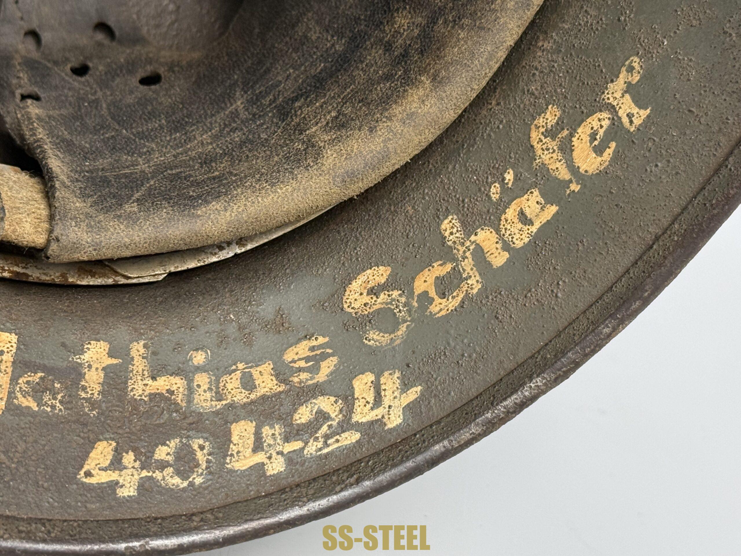 Heer M35 Double Decal Helmet-6th Army STALINGRAD NAMED - Image 15