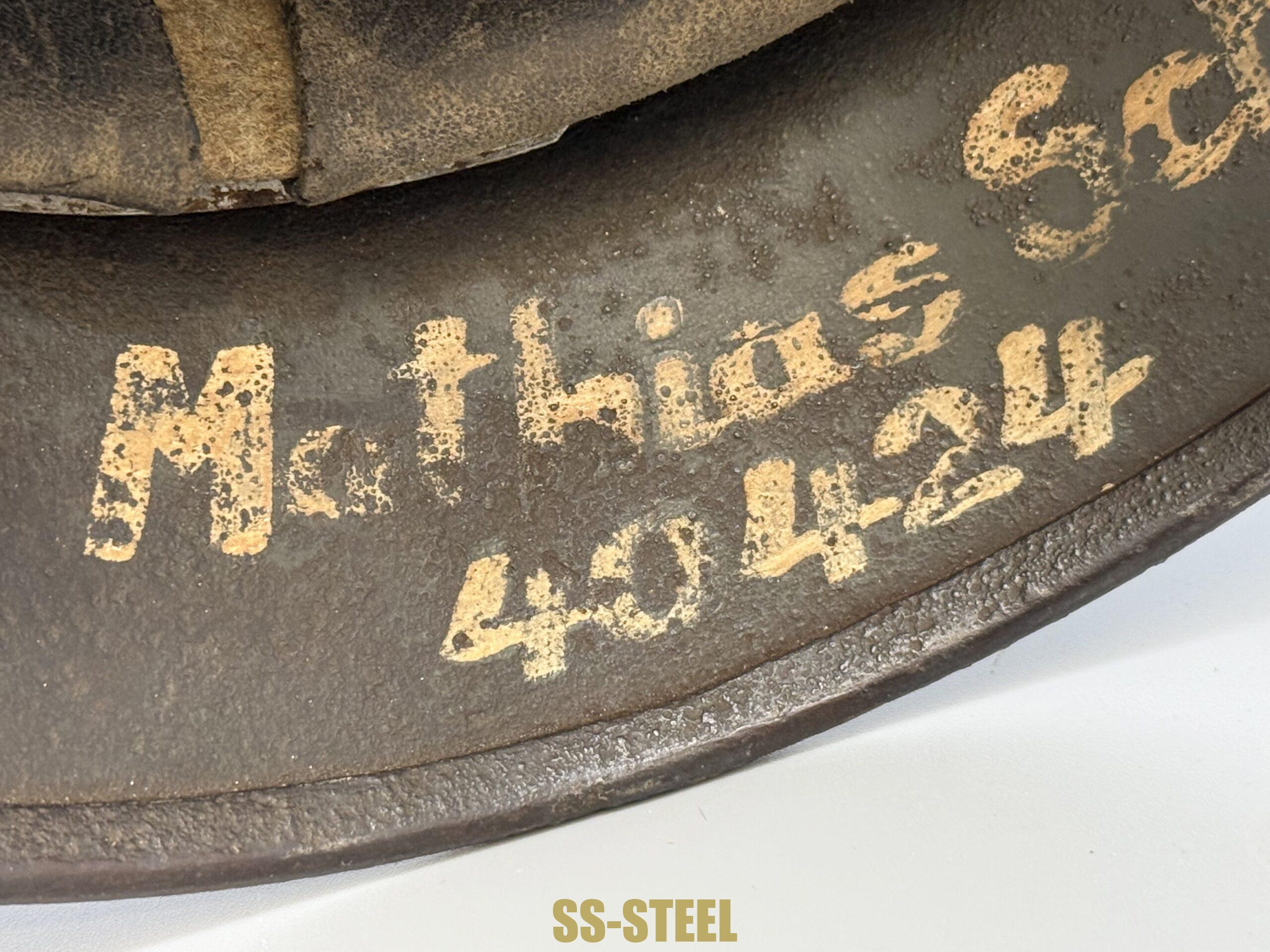 Heer M35 Double Decal Helmet-6th Army STALINGRAD NAMED - Image 16
