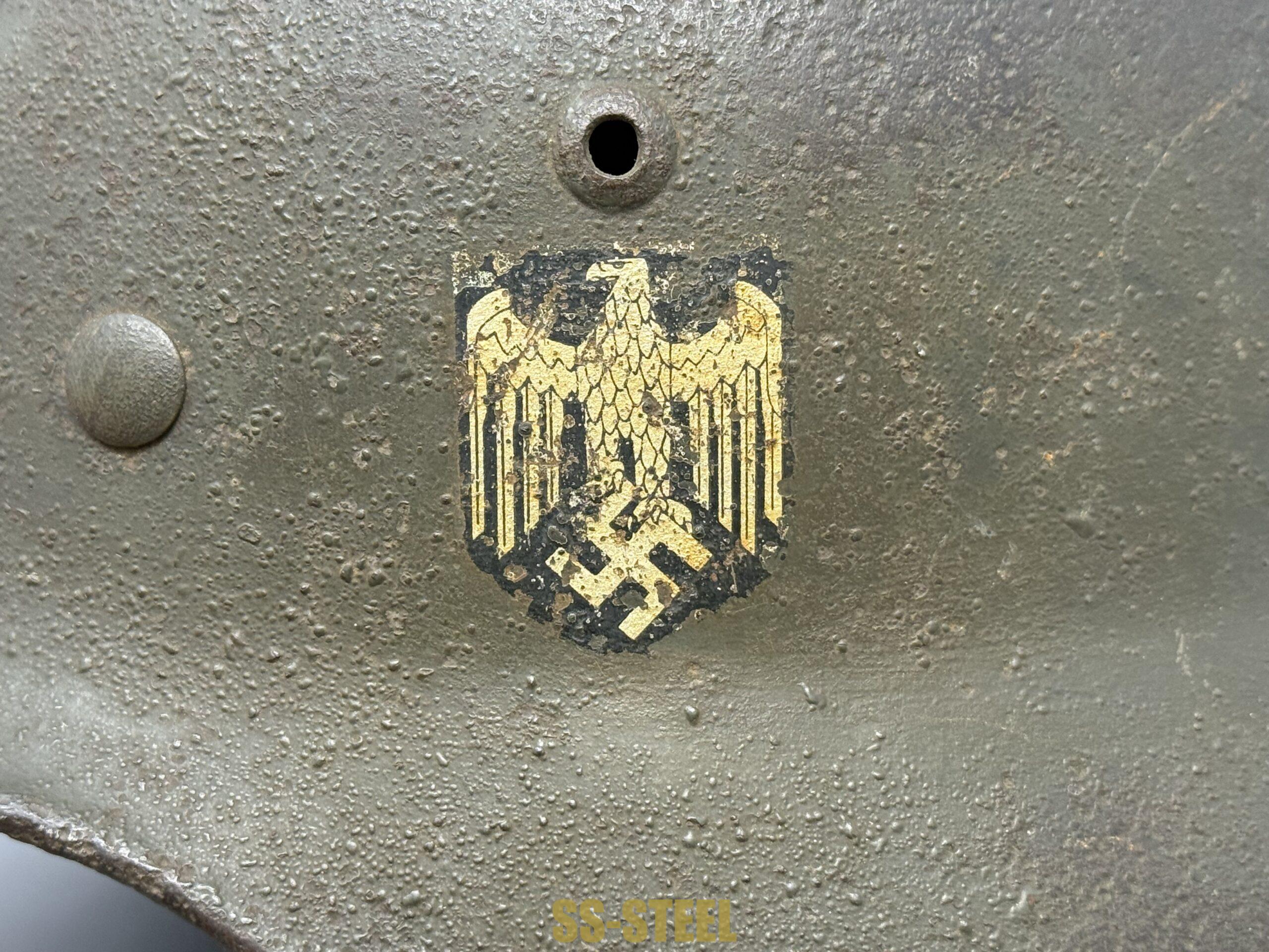 Heer M35 Double Decal Helmet-6th Army STALINGRAD NAMED - Image 23