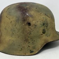 Sand Textured Camouflage M42 Heer Helmet