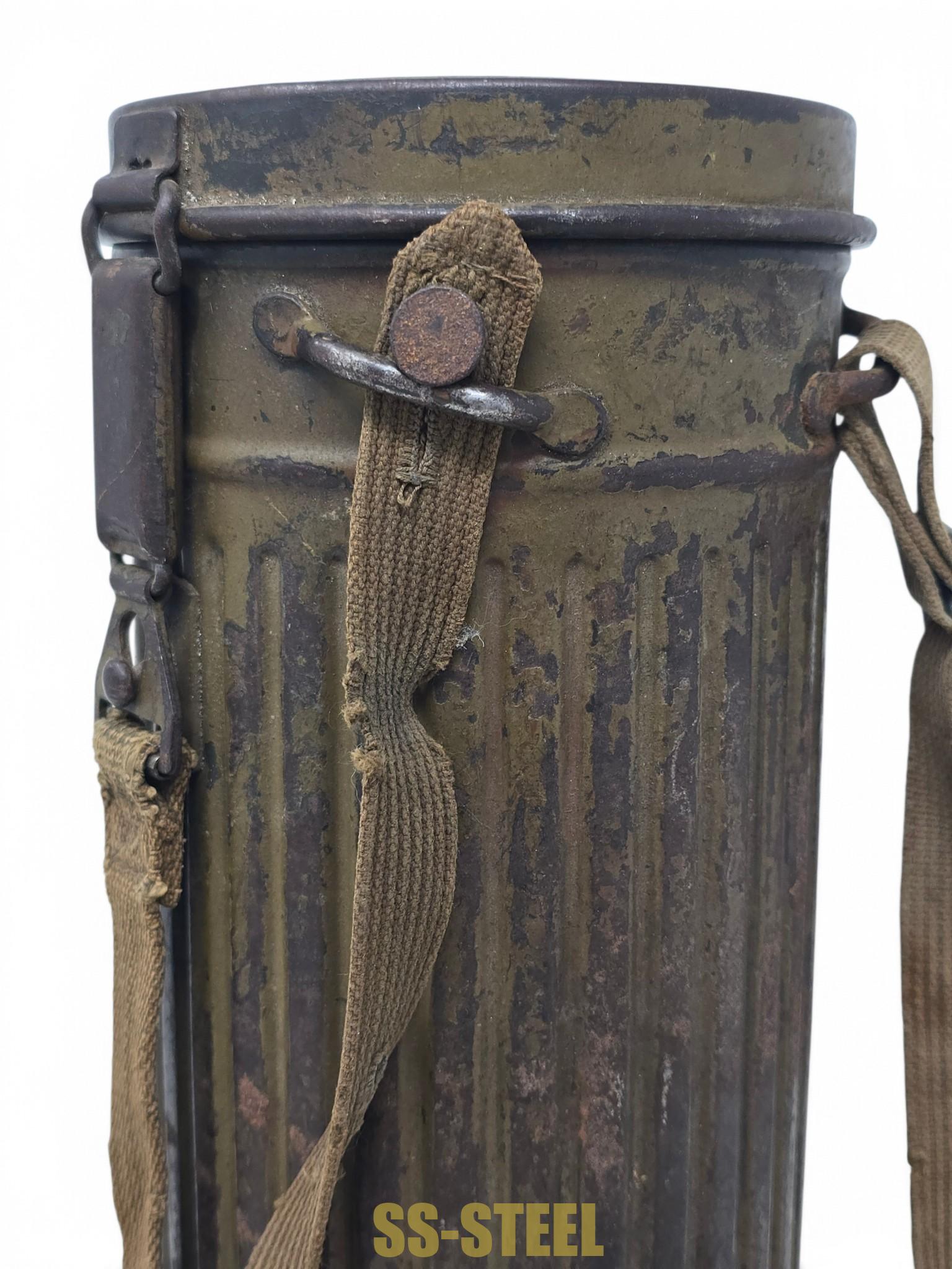 Service-Used Camo Gas Mask, Complete - Image 8