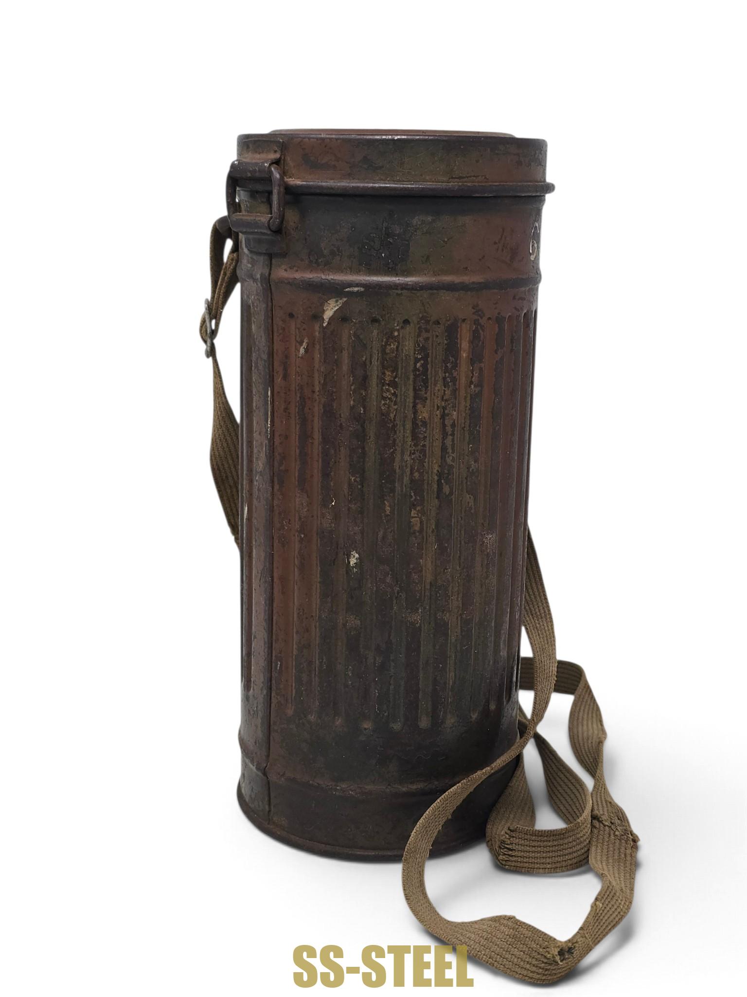 Service-Used Camo Gas Mask, Complete - Image 6