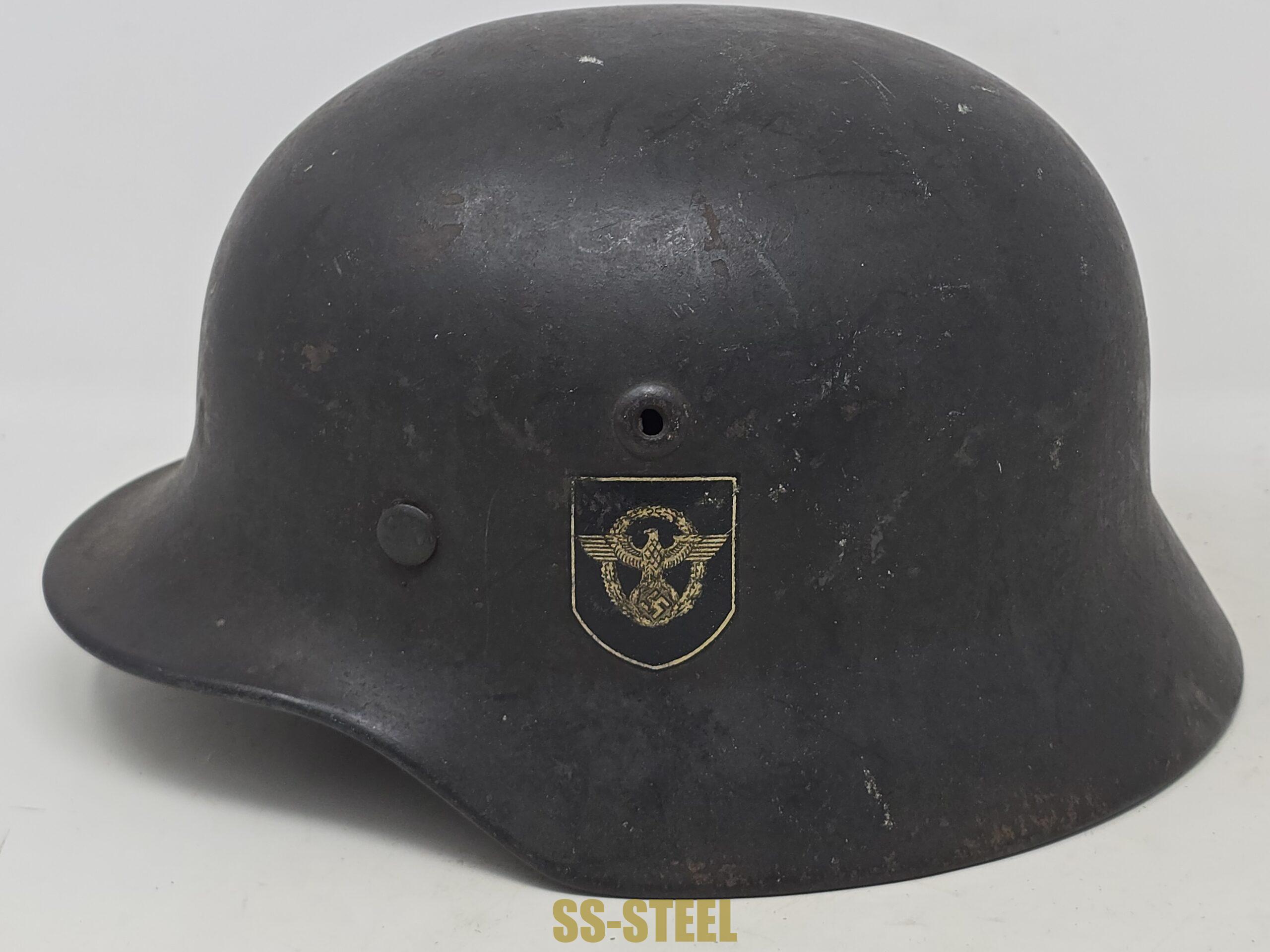 Service Used M40 Polizei Helmet by Quist
