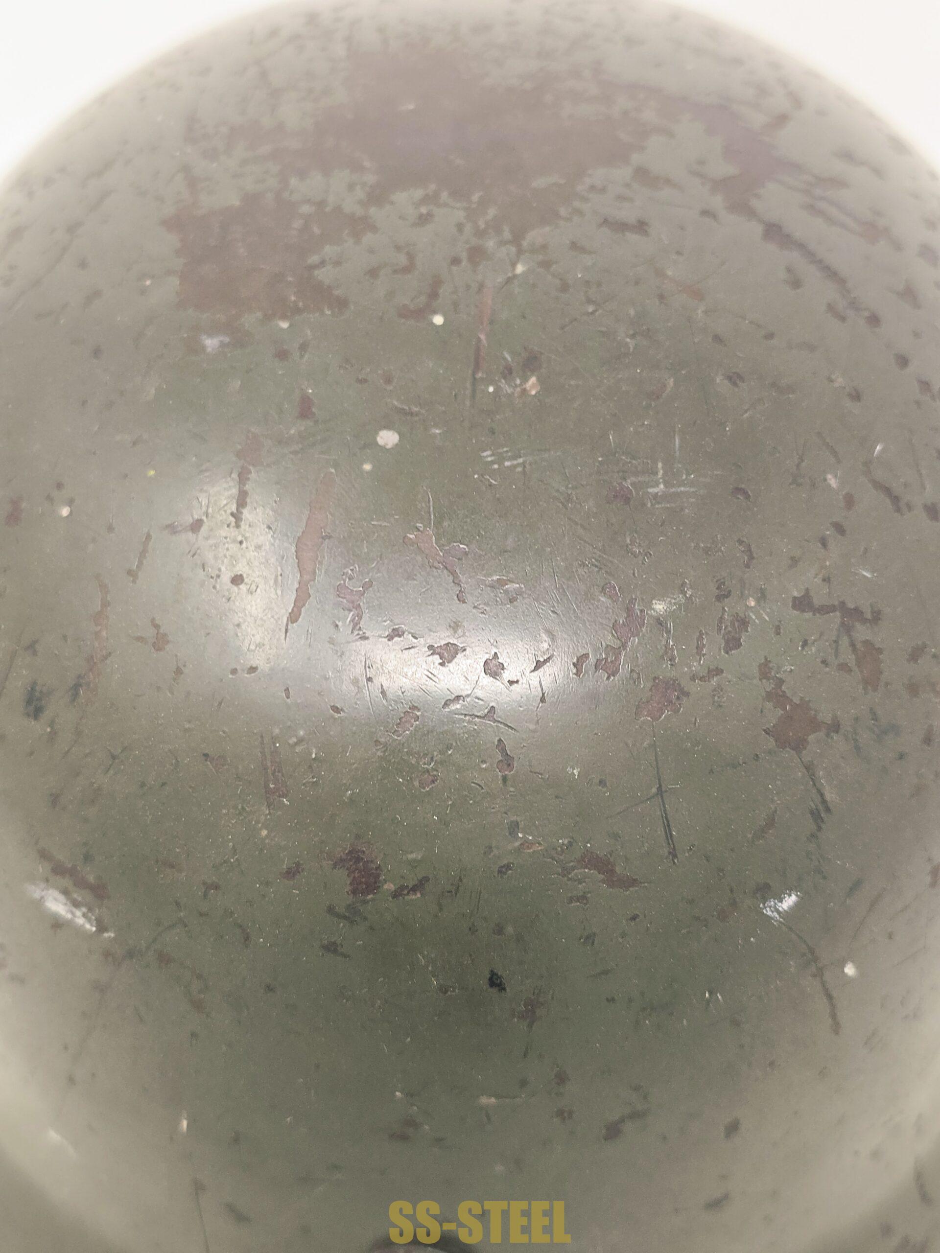 Fine Service Used Heer M35 Double Decal Helmet - Image 4
