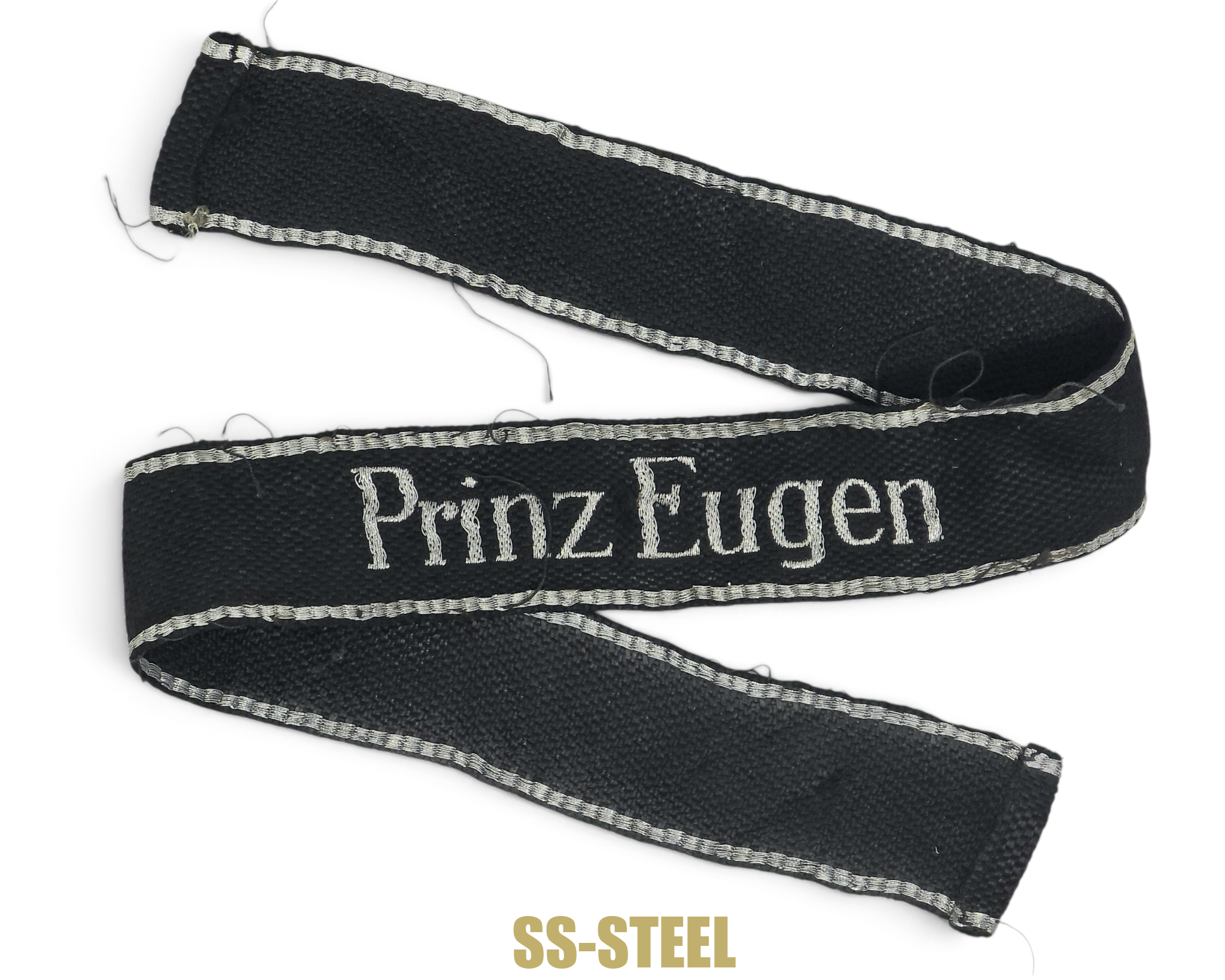 Fine Officer's Flatwire Cufftitle, ,,Prinz Eugen," From the 'Hoard'