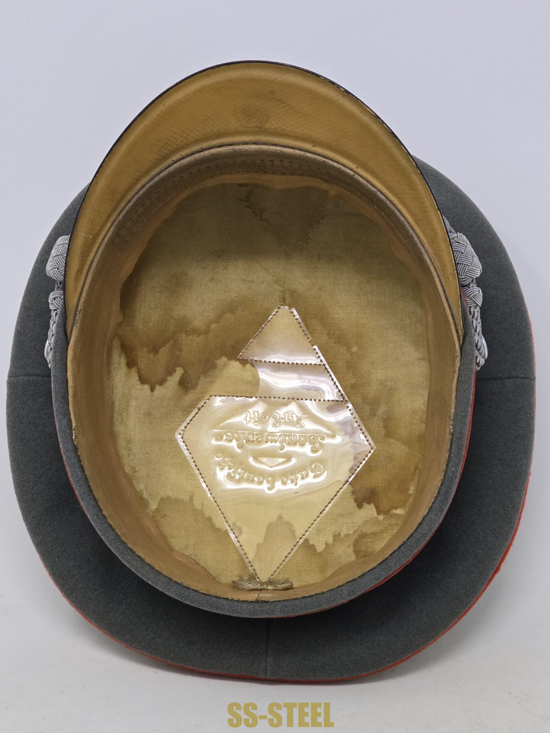 Fine Waffen-SS Officer’s Visor Cap for Artillery / StuG - Image 8
