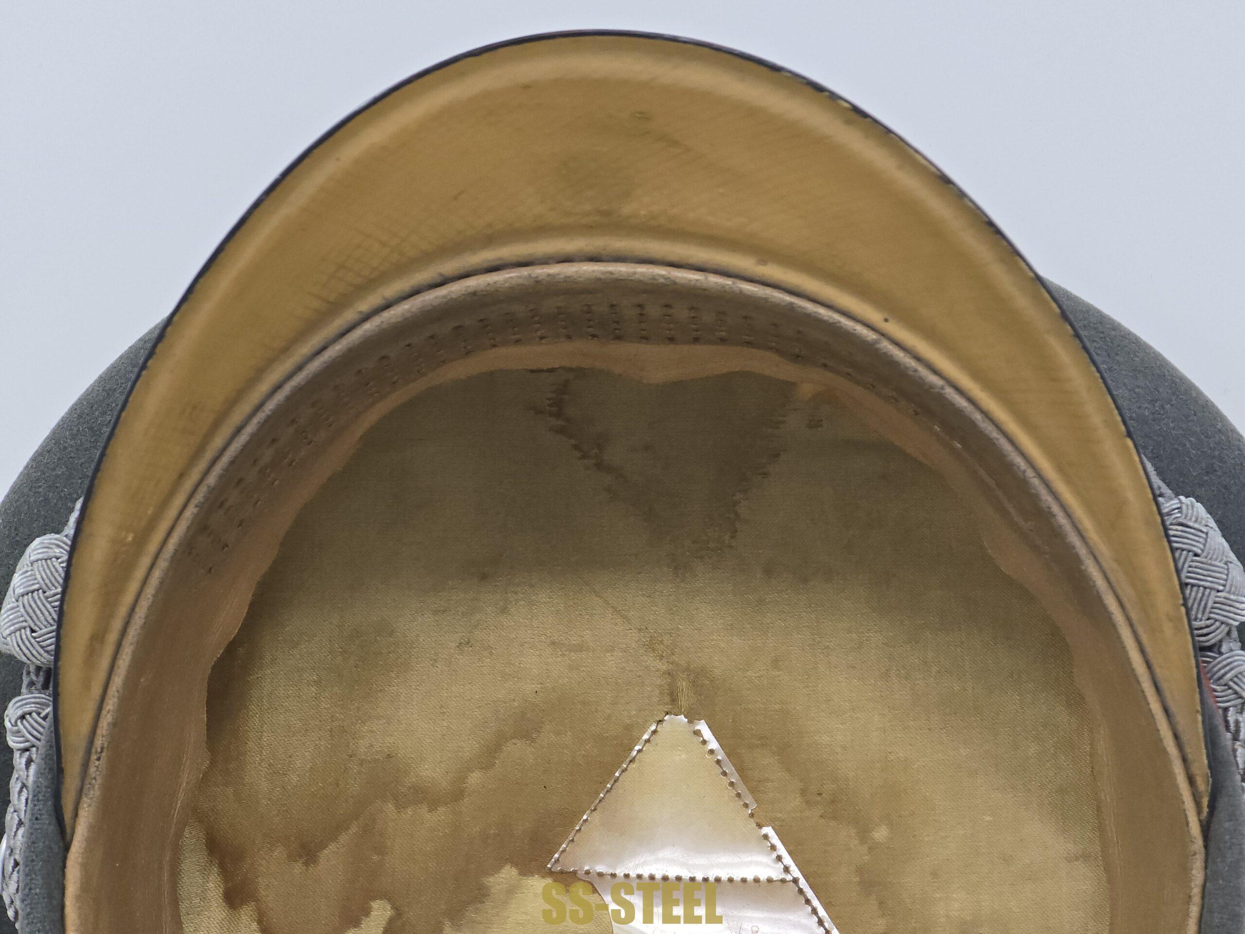 Fine Waffen-SS Officer’s Visor Cap for Artillery / StuG - Image 9