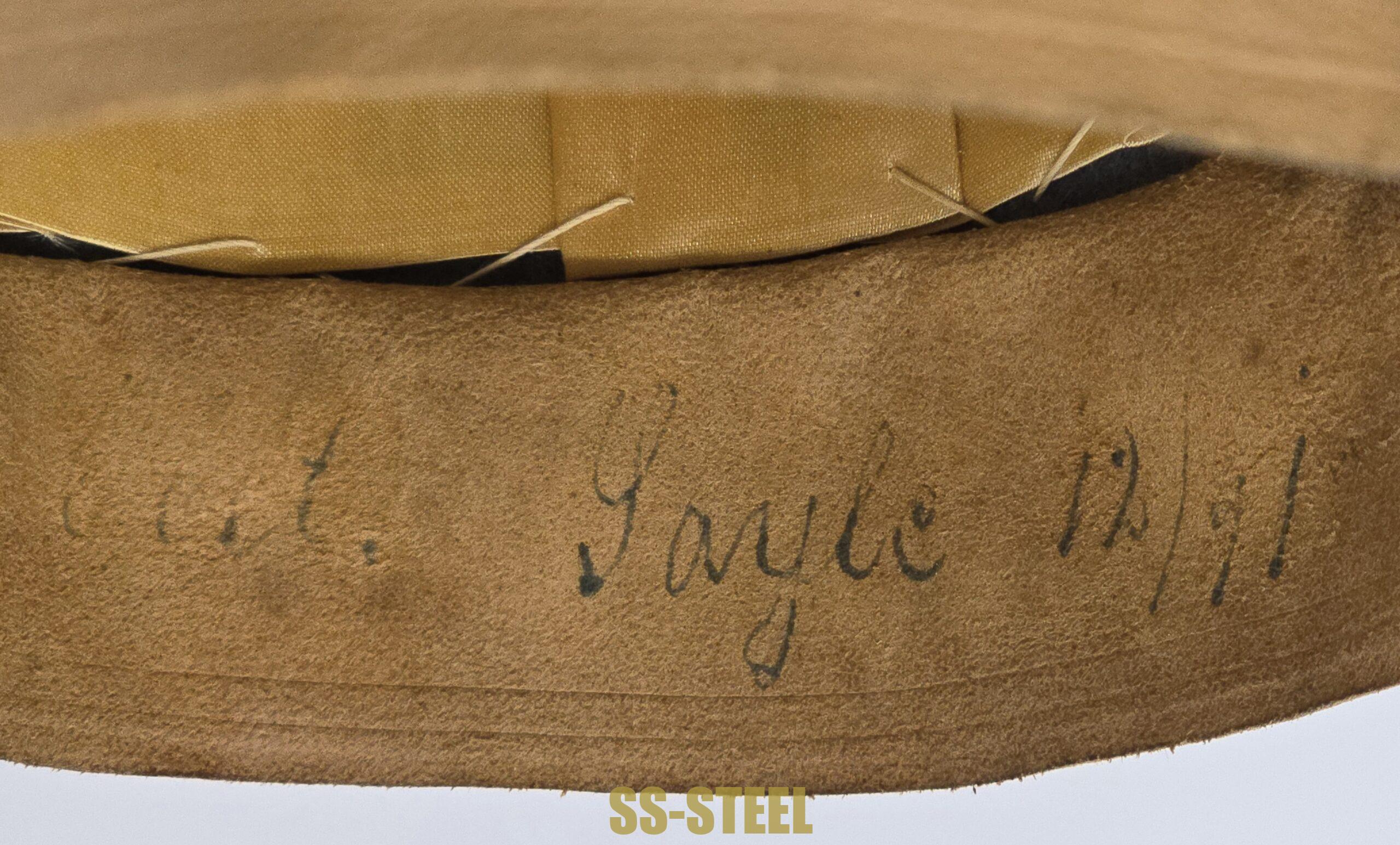 Fine Waffen-SS Officer’s Visor Cap for Artillery / StuG - Image 17