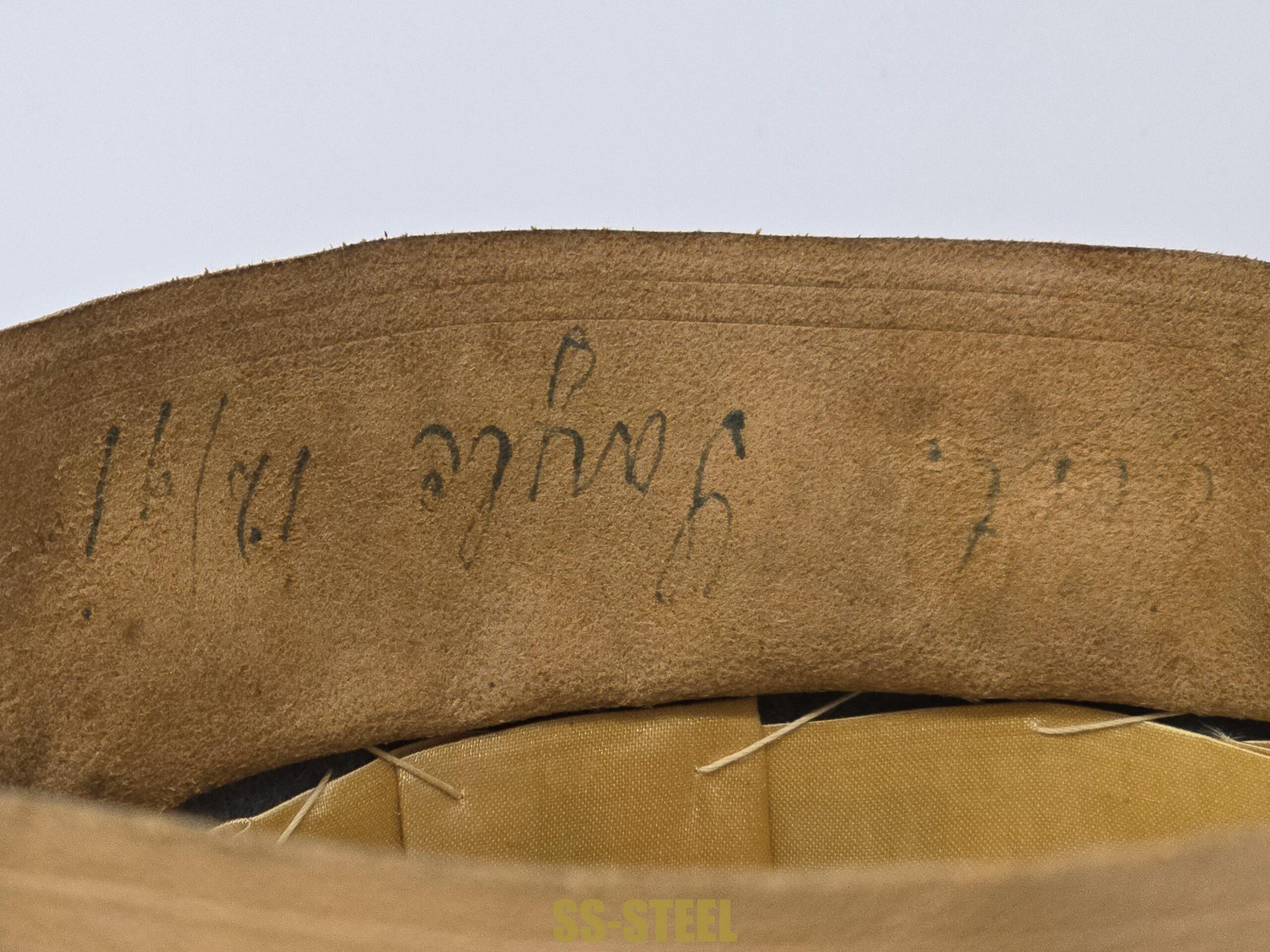 Fine Waffen-SS Officer’s Visor Cap for Artillery / StuG - Image 13