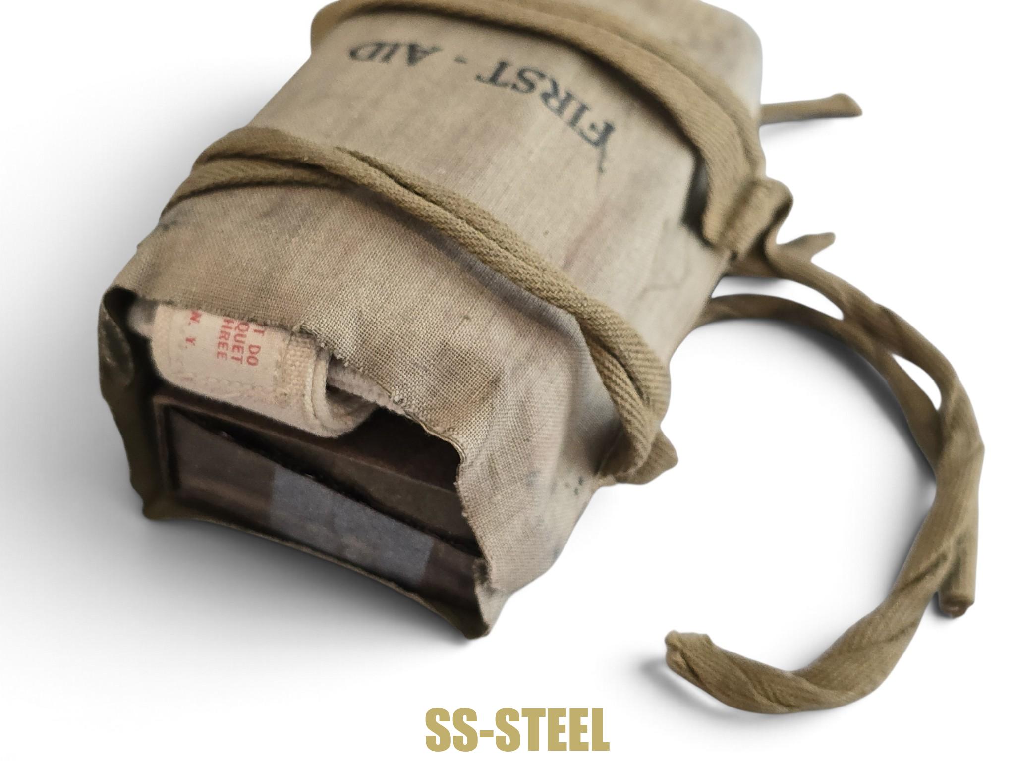 WWII US Airborne Medical Pouch, Complete - Image 2