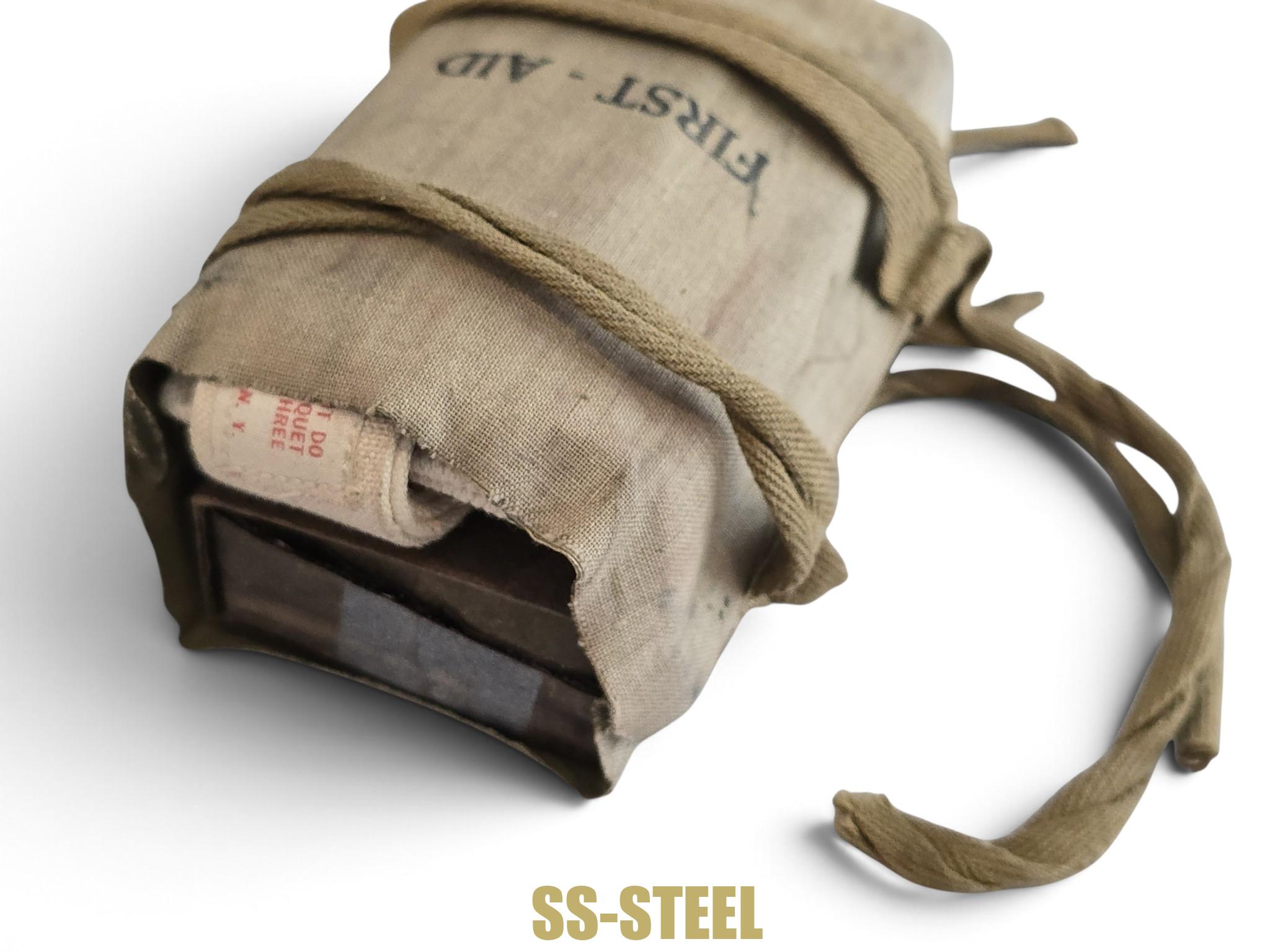 WWII US Airborne Medical Pouch, Complete - Image 7