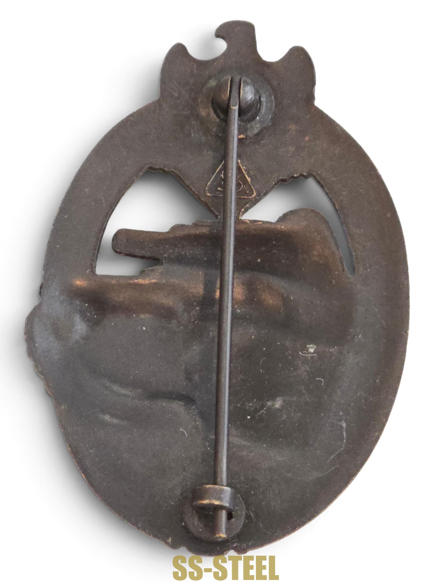 Bronze Panzer Assault Badge, "AS" - Image 2