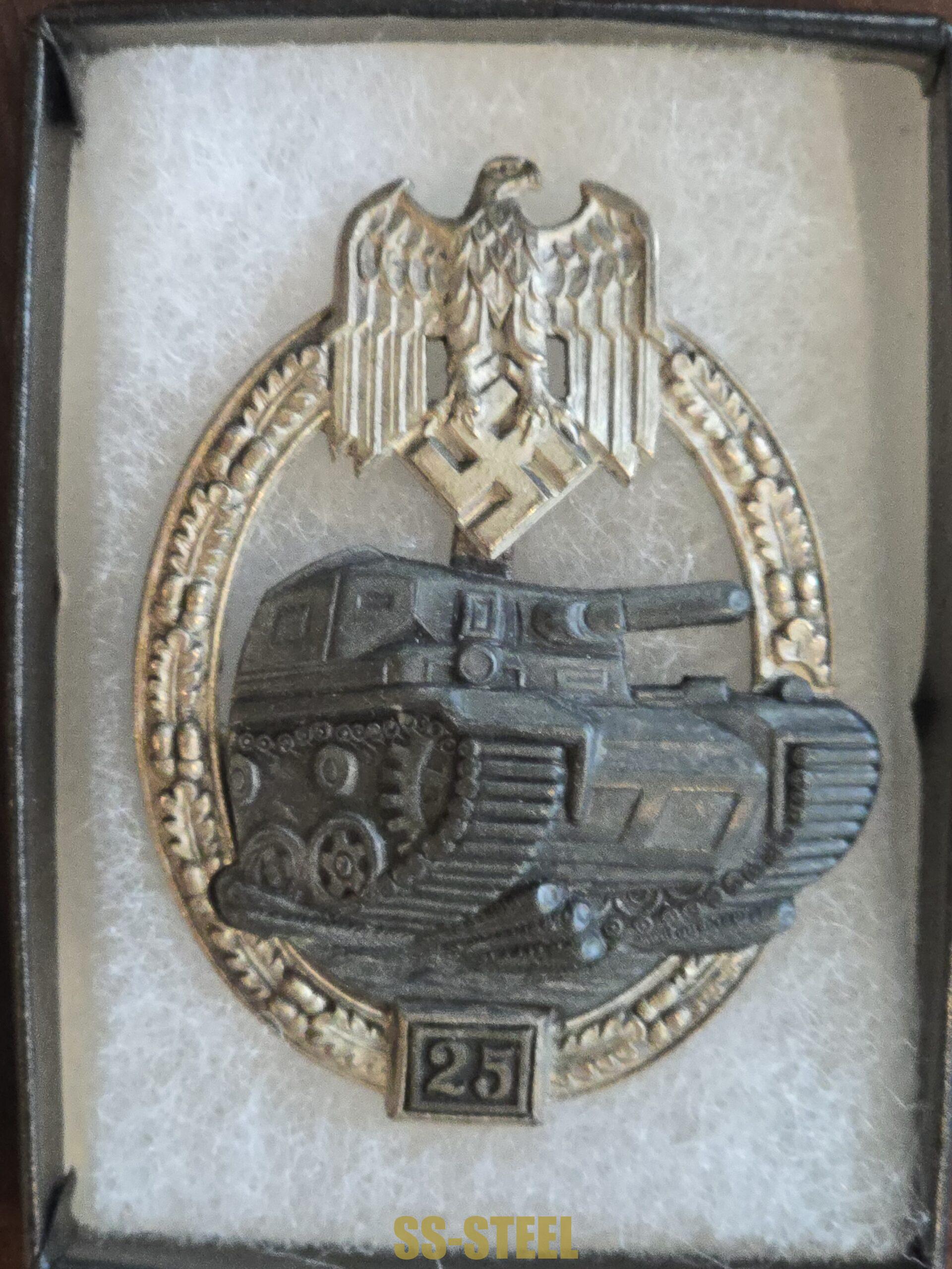 25 Tank Assault Badge by JFS