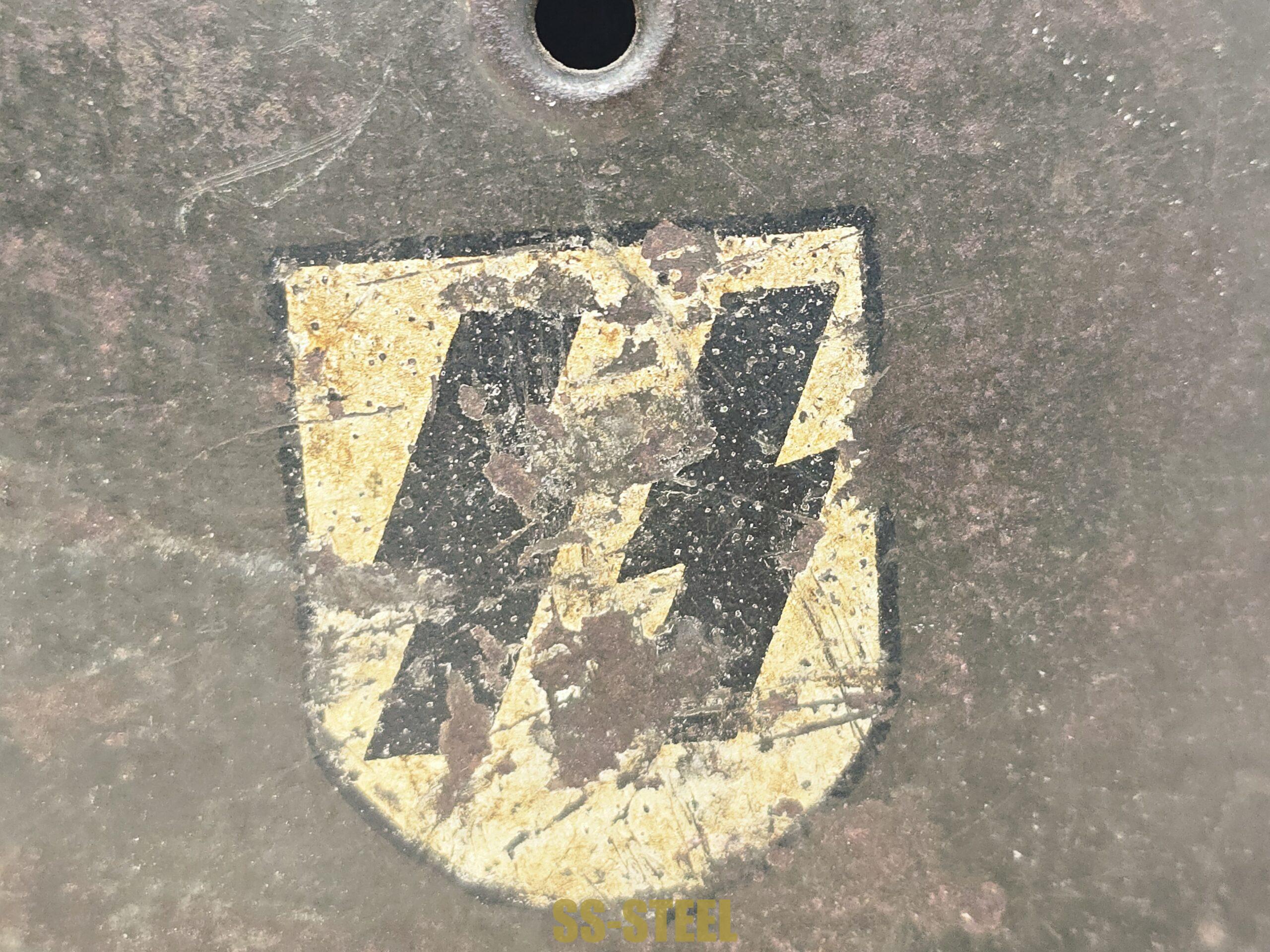 Combat Salty M40 Waffen-SS Helmet, ET66 - Image 3