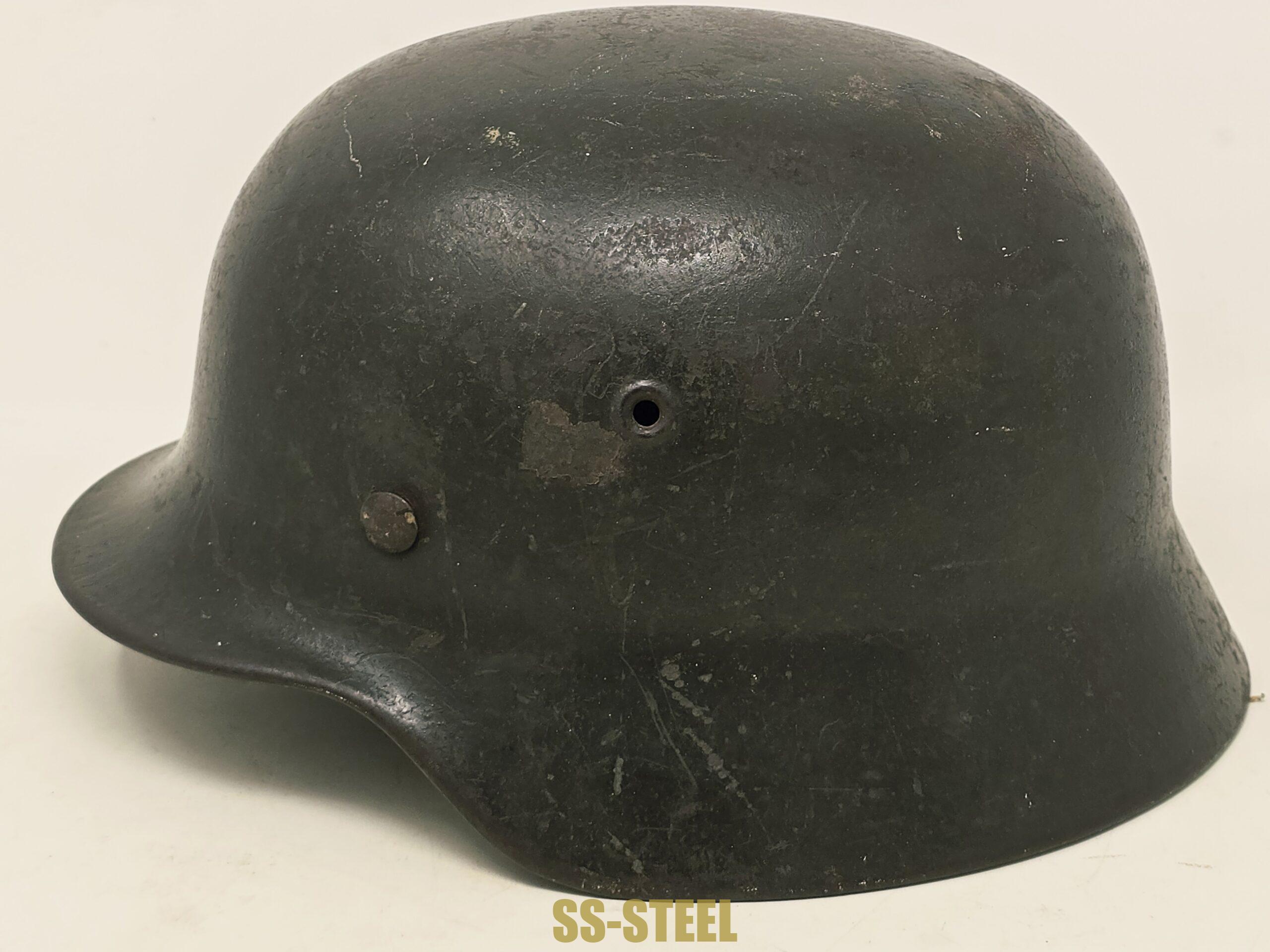 Combat Salty M40 Waffen-SS Helmet, ET66 - Image 5