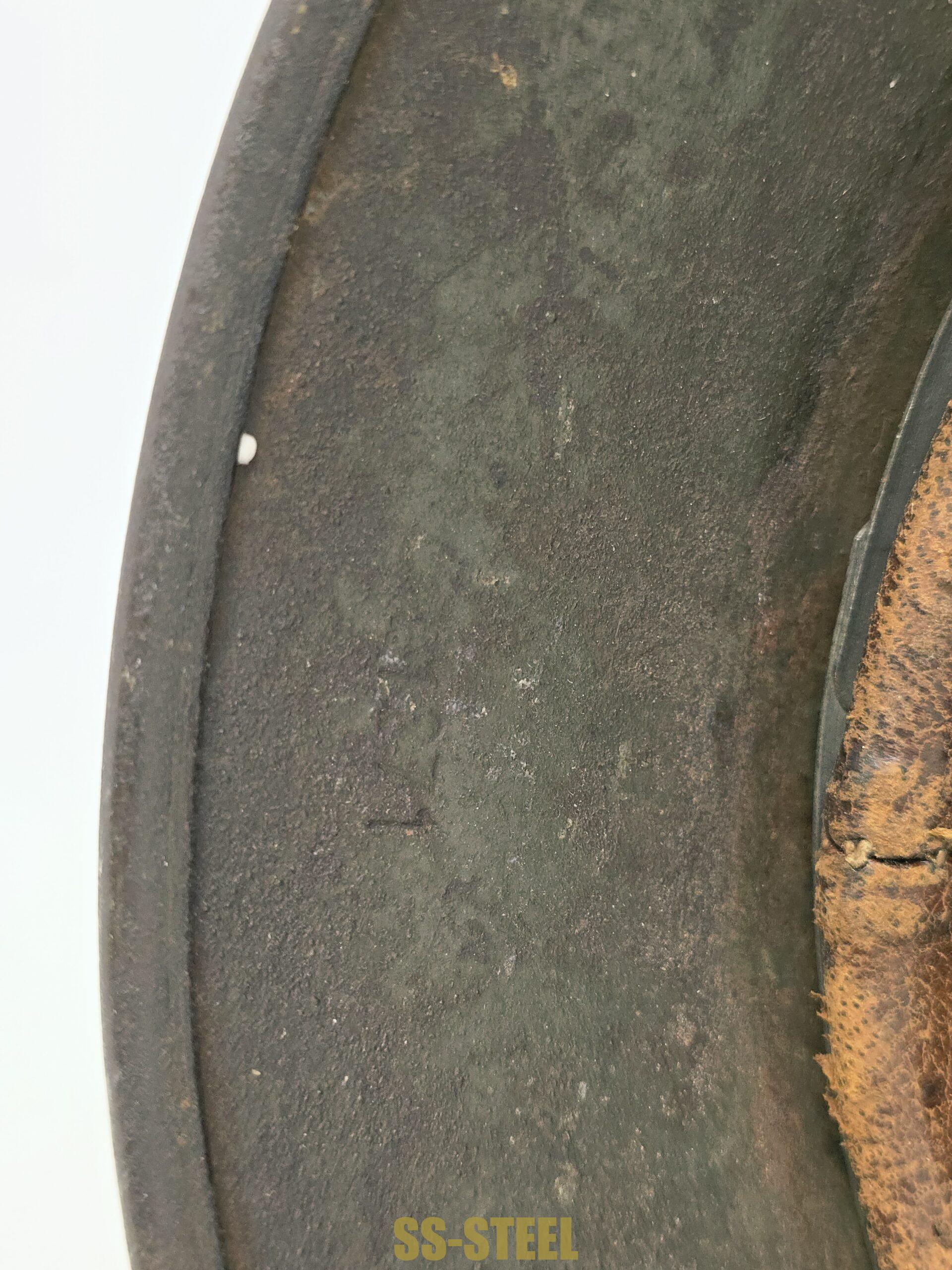 Combat Salty M40 Waffen-SS Helmet, ET66 - Image 9