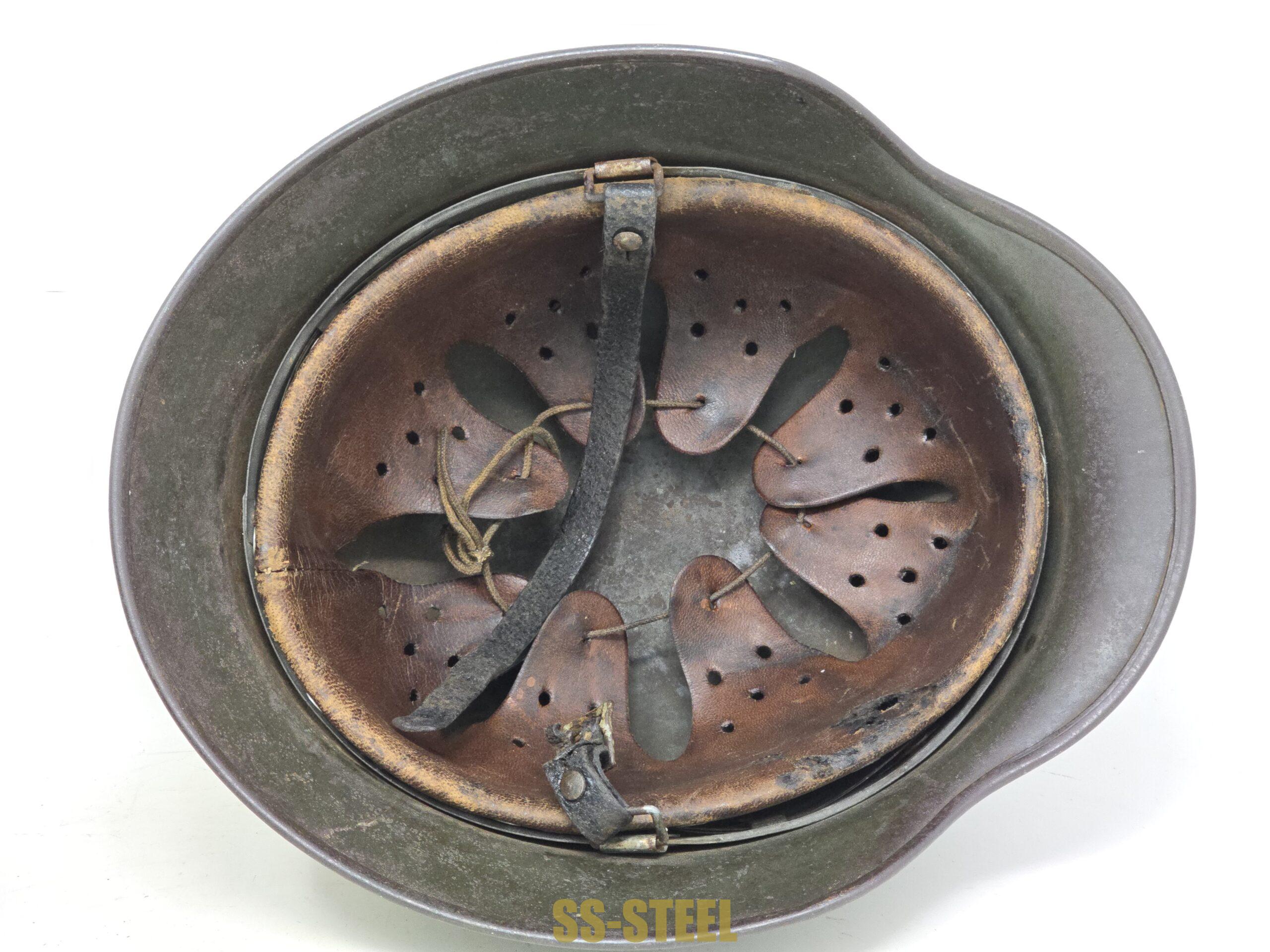 Combat Salty M40 Waffen-SS Helmet, ET66 - Image 11