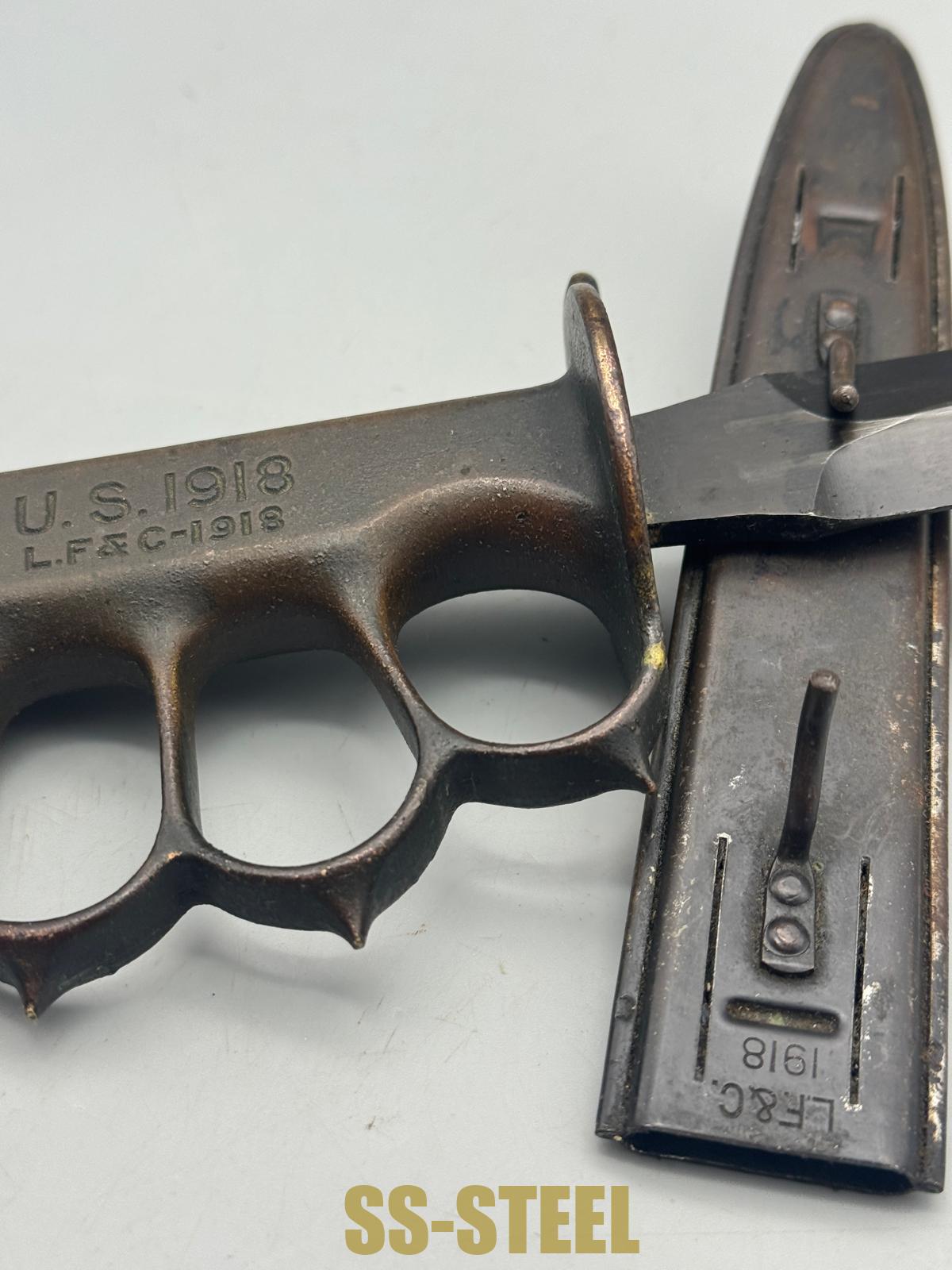 Beautiful US 1918 Knuckle Knife - Image 28