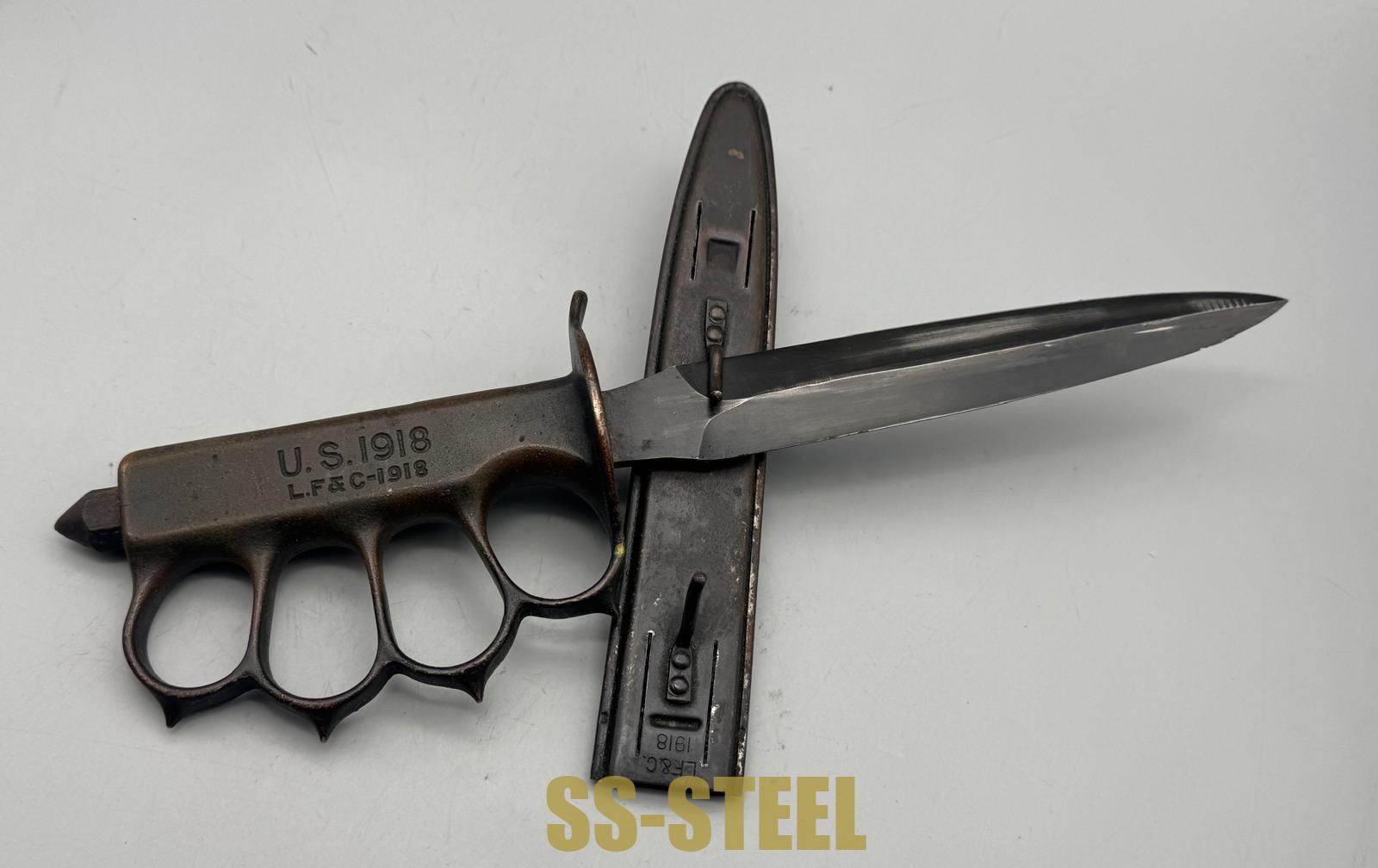 Beautiful US 1918 Knuckle Knife - Image 26