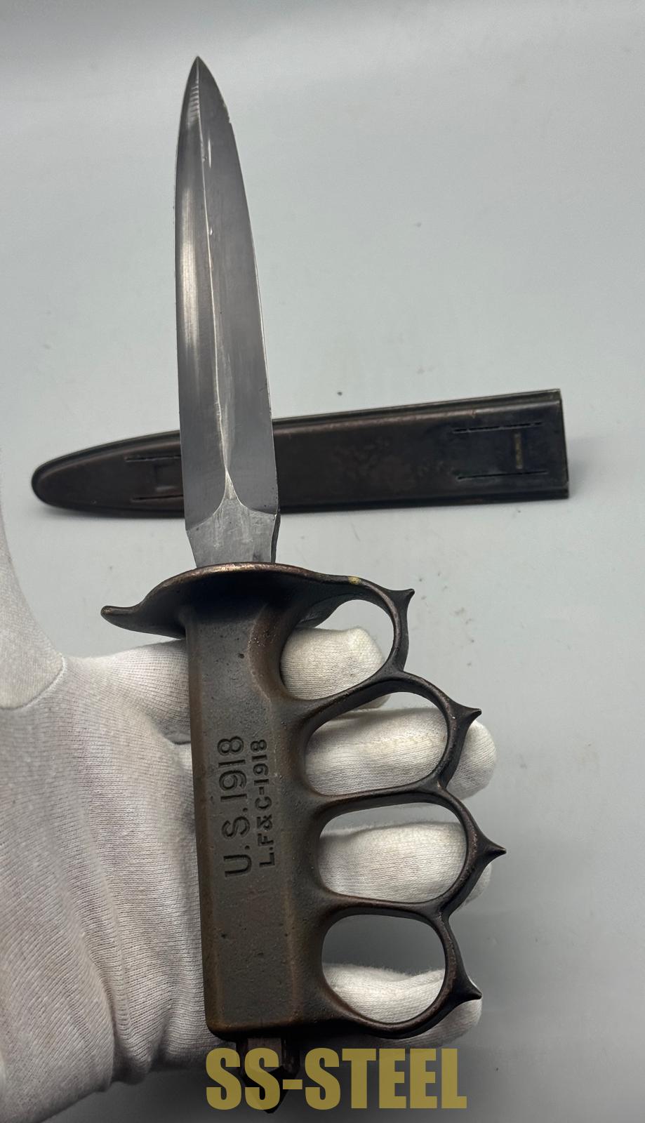 Beautiful US 1918 Knuckle Knife - Image 15