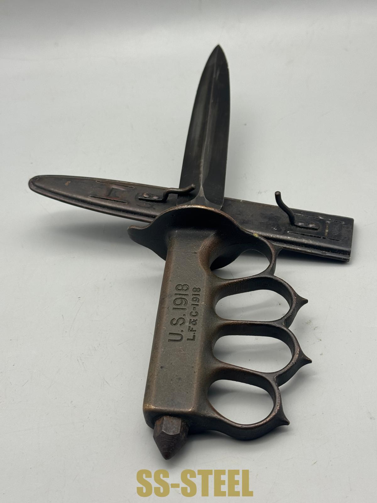 Beautiful US 1918 Knuckle Knife - Image 21