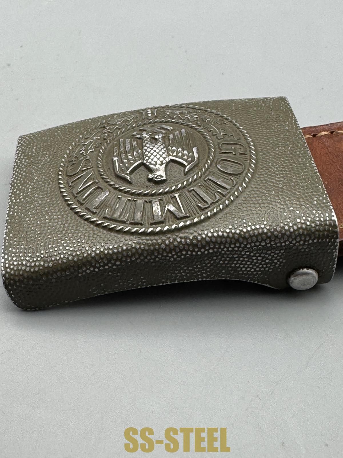 WW2 German Dr. FRANKE & Co Tabbed Army Belt Buckle - Image 4