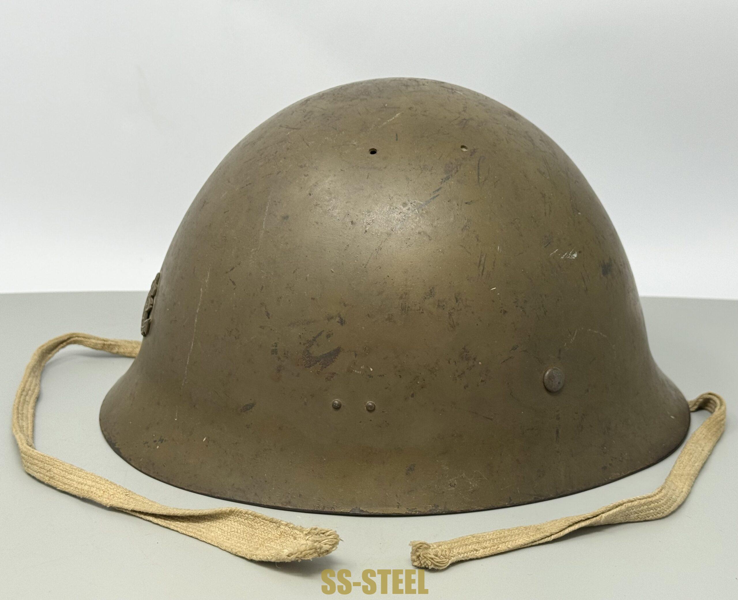 Japanese IJN Naval Landing Forces Helmet -Named - Image 7