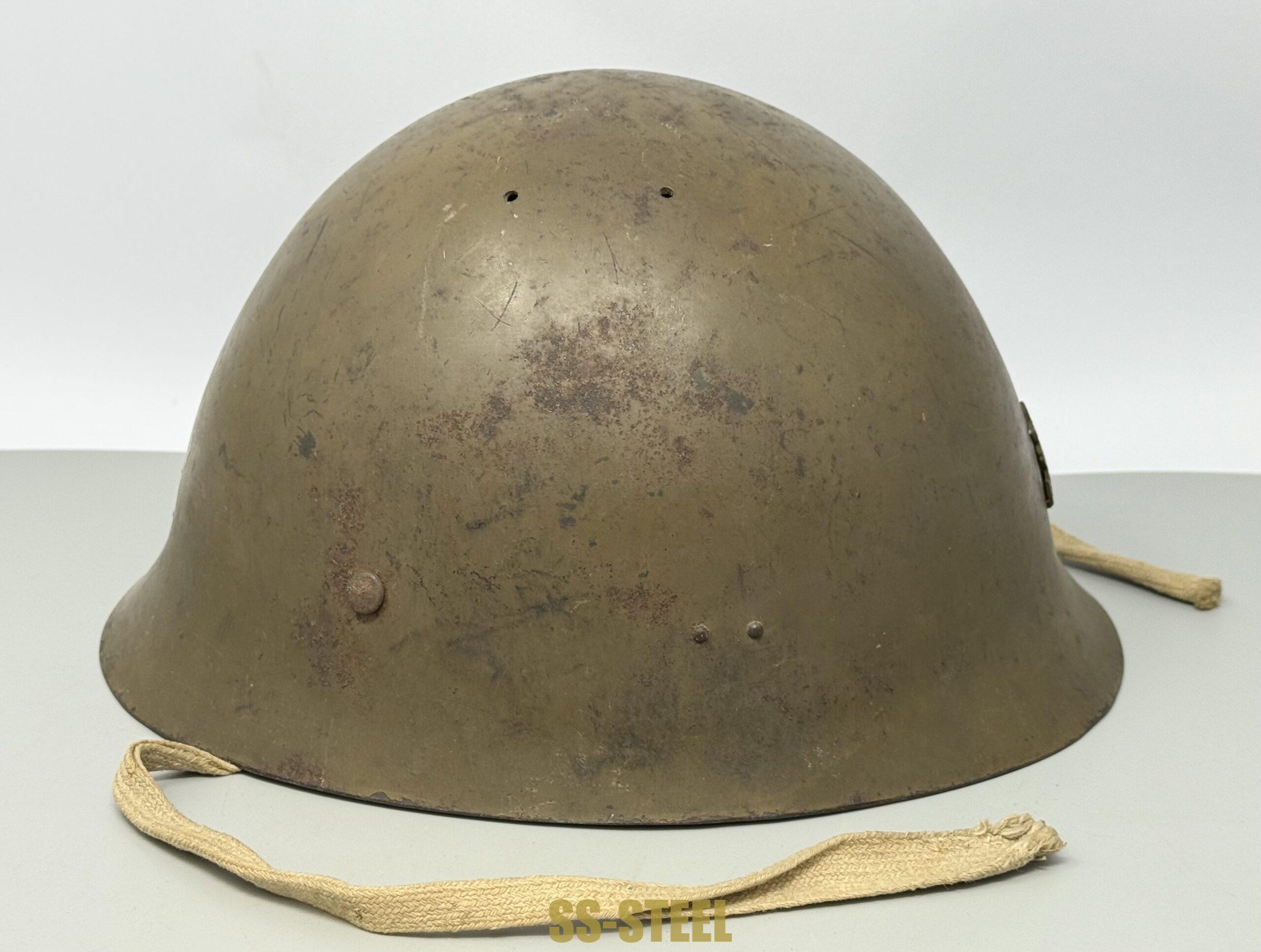 Japanese IJN Naval Landing Forces Helmet -Named - Image 8