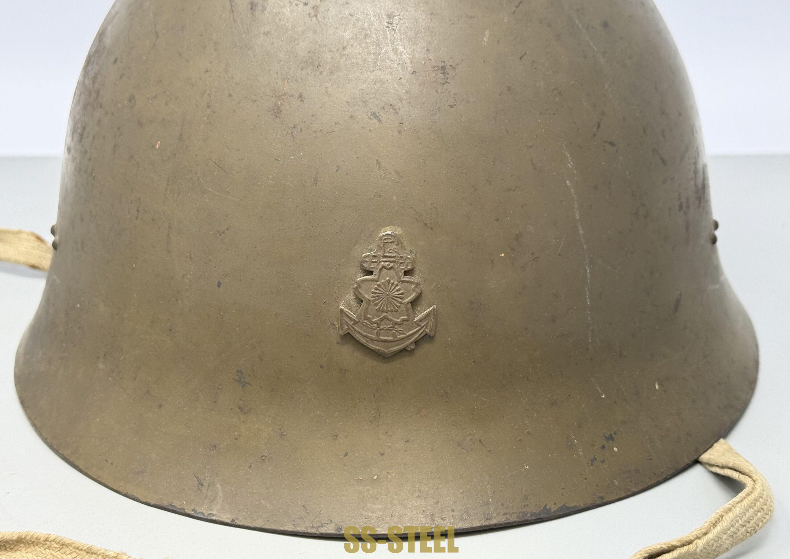 Japanese IJN Naval Landing Forces Helmet -Named - Image 14