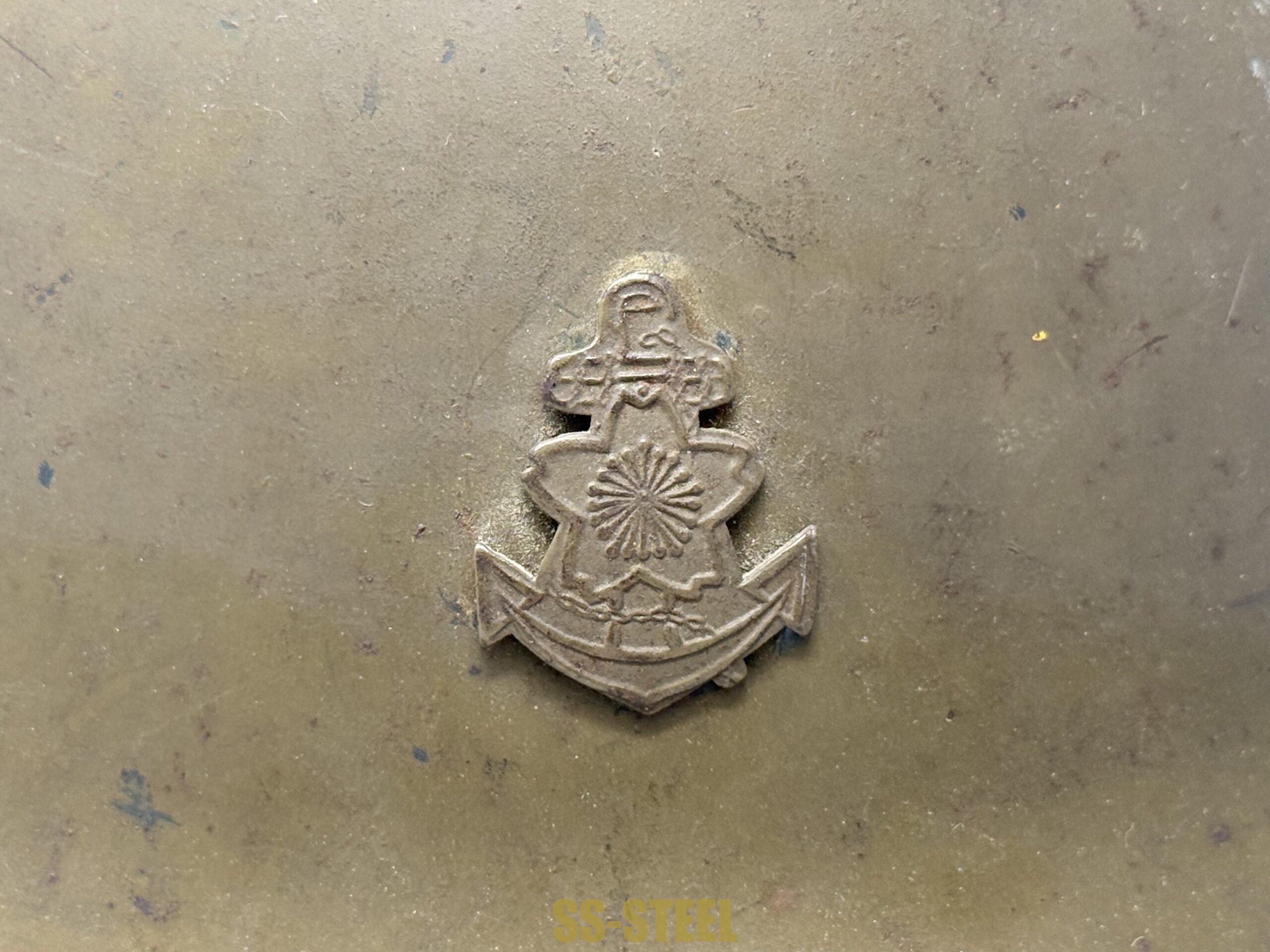 Japanese IJN Naval Landing Forces Helmet -Named - Image 15