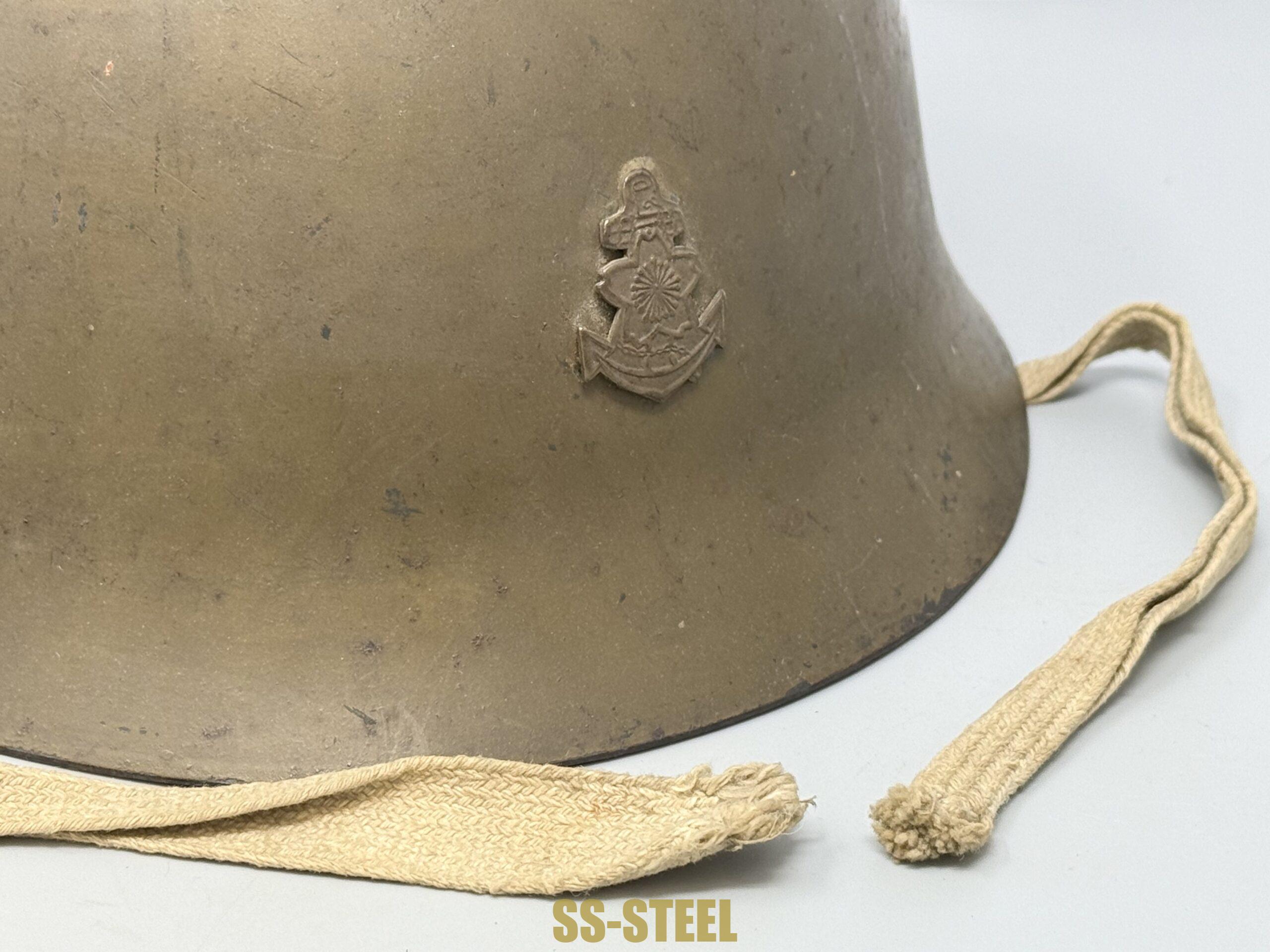 Japanese IJN Naval Landing Forces Helmet -Named - Image 16