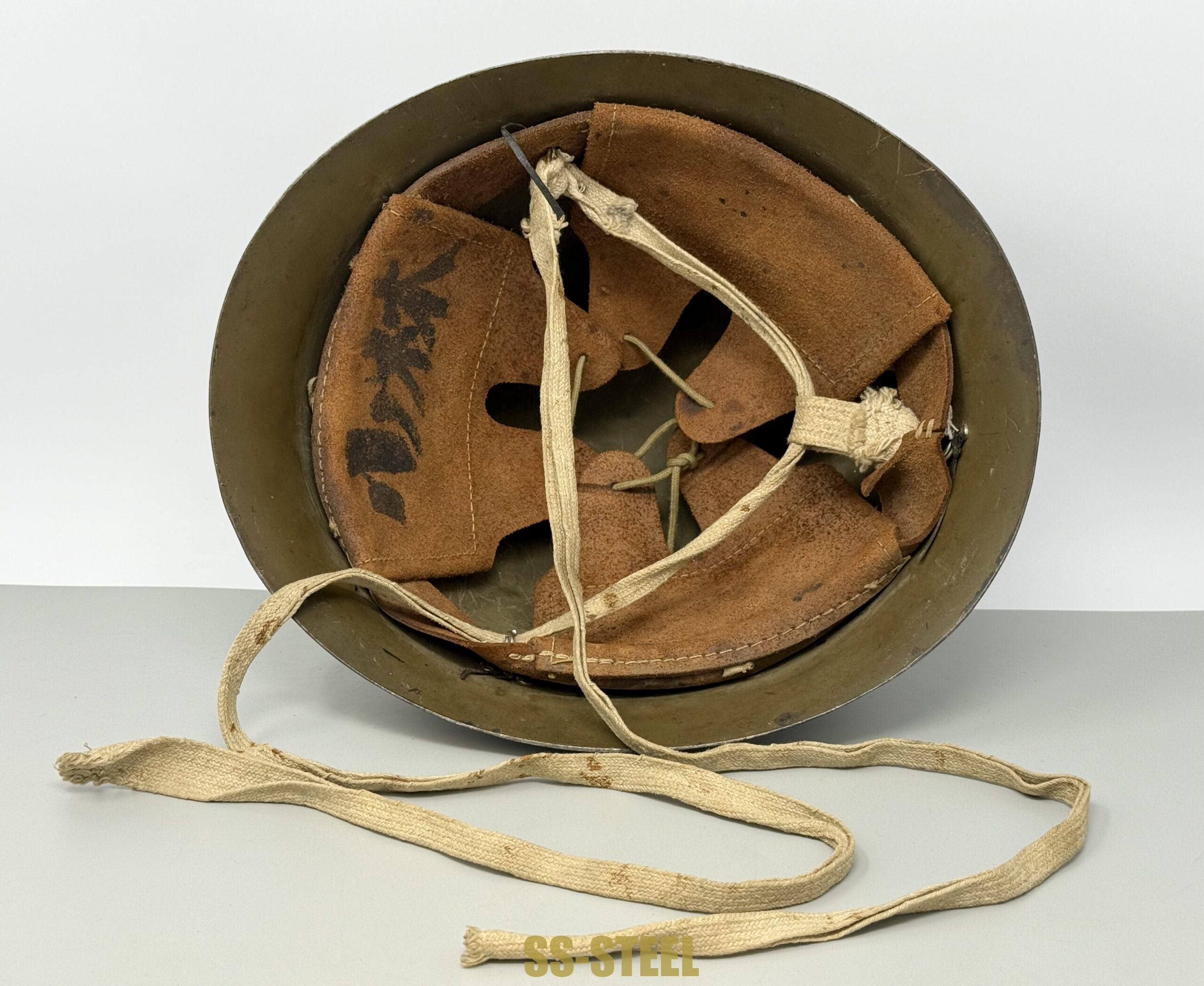 Japanese IJN Naval Landing Forces Helmet -Named - Image 17