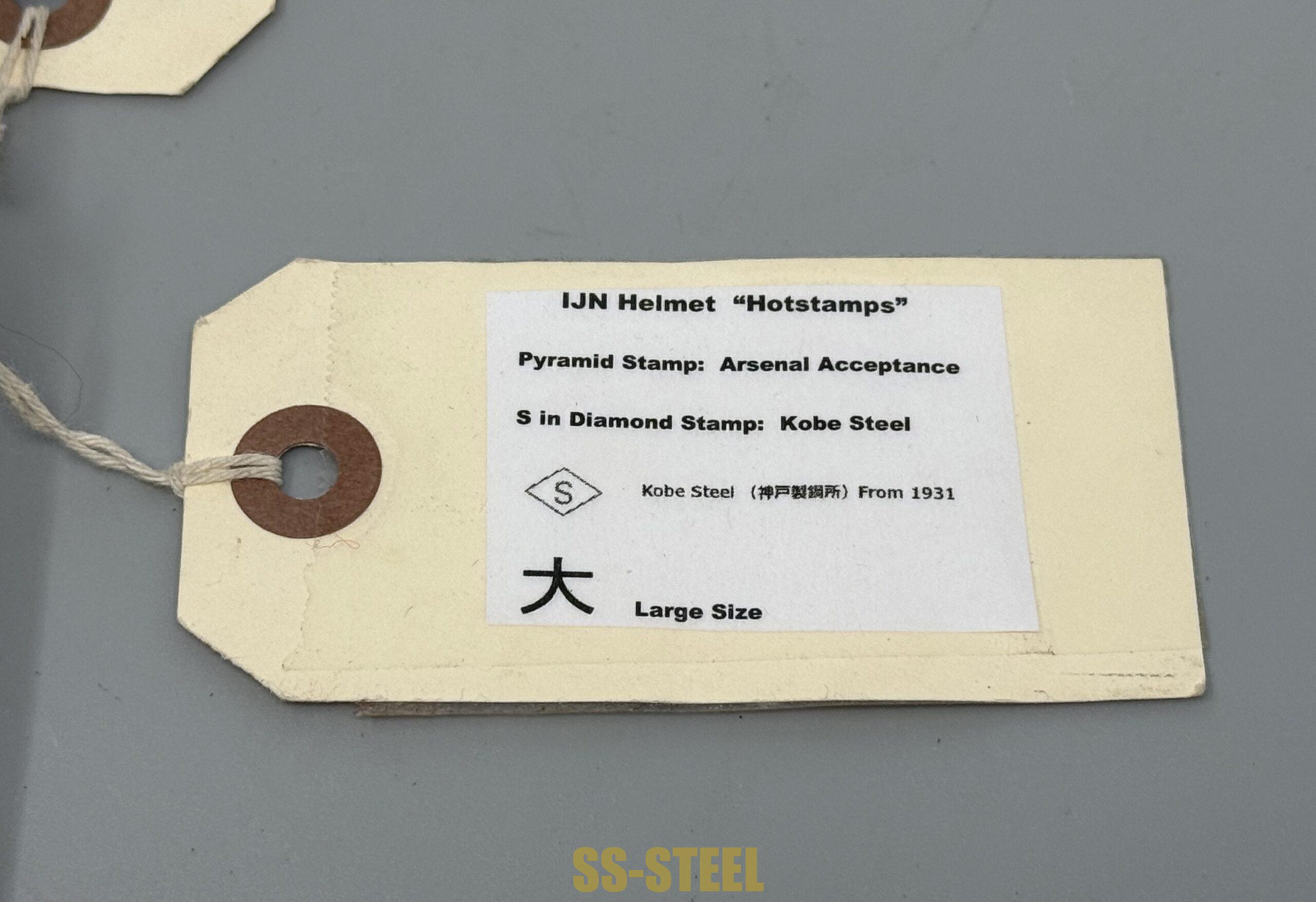 Japanese IJN Naval Landing Forces Helmet -Named - Image 22