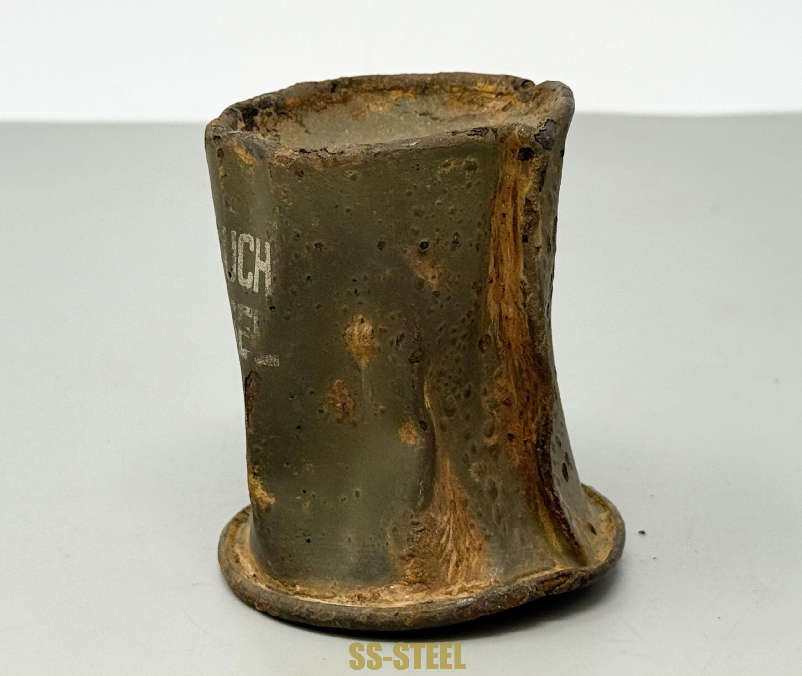SS M35 Double Decal Helmet and M24 Grenade - Battle Damaged - Image 29