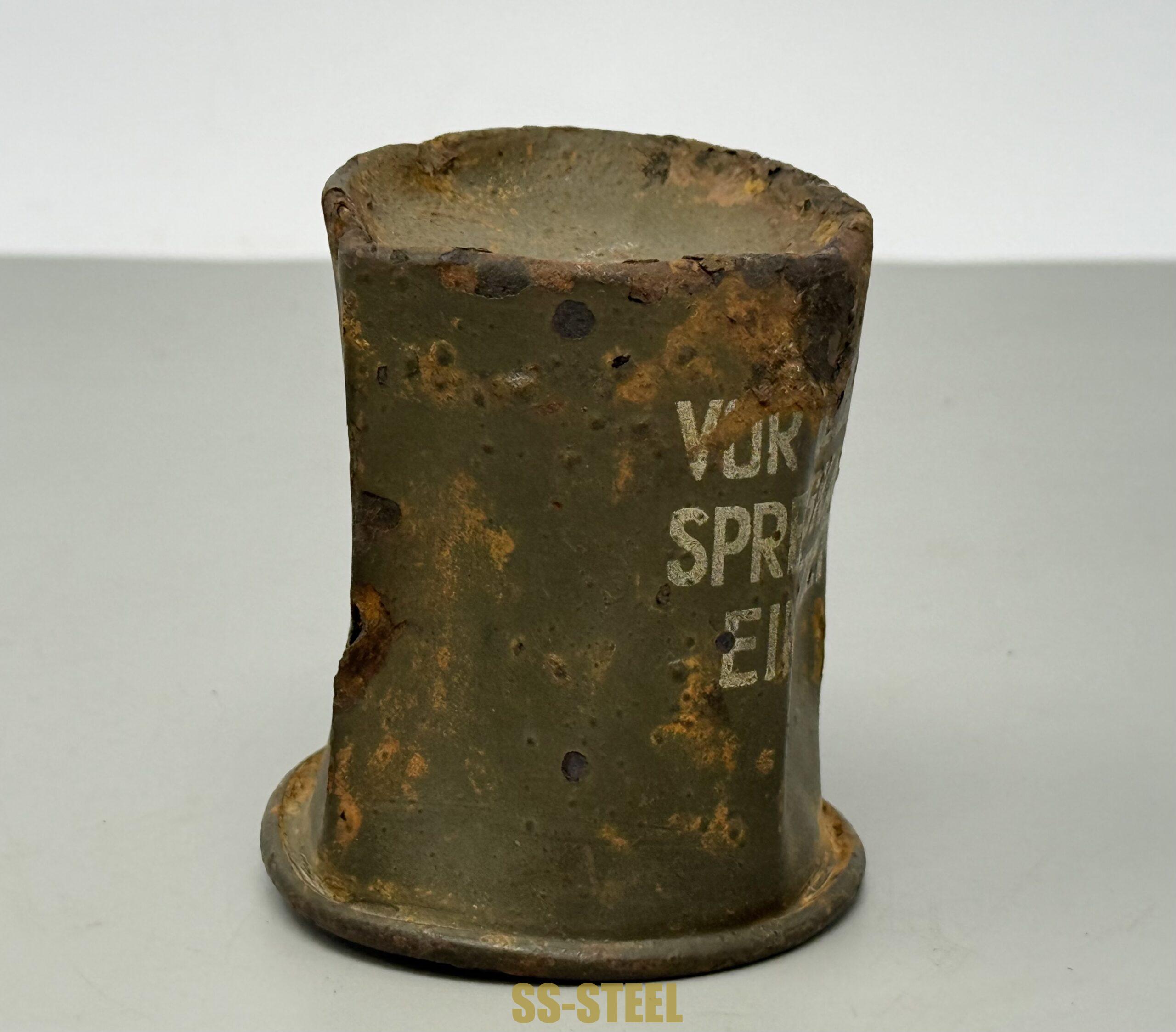 SS M35 Double Decal Helmet and M24 Grenade - Battle Damaged - Image 31