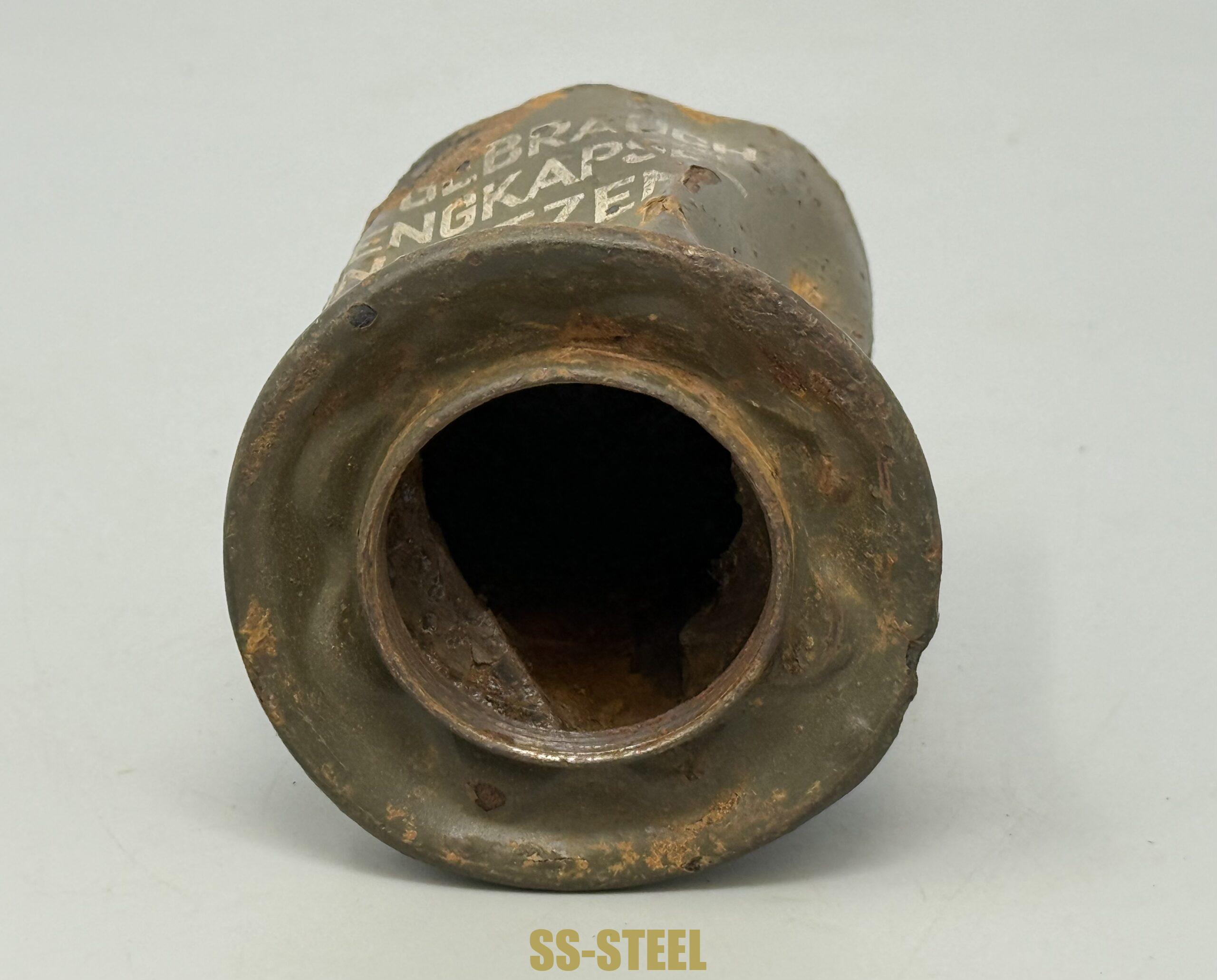 SS M35 Double Decal Helmet and M24 Grenade - Battle Damaged - Image 33