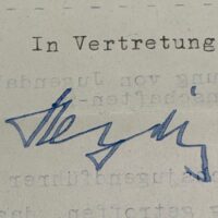 Reinhard Heydrich Signed SS Sports Association Circular on Hitler Youth Departments, Berlin 1942