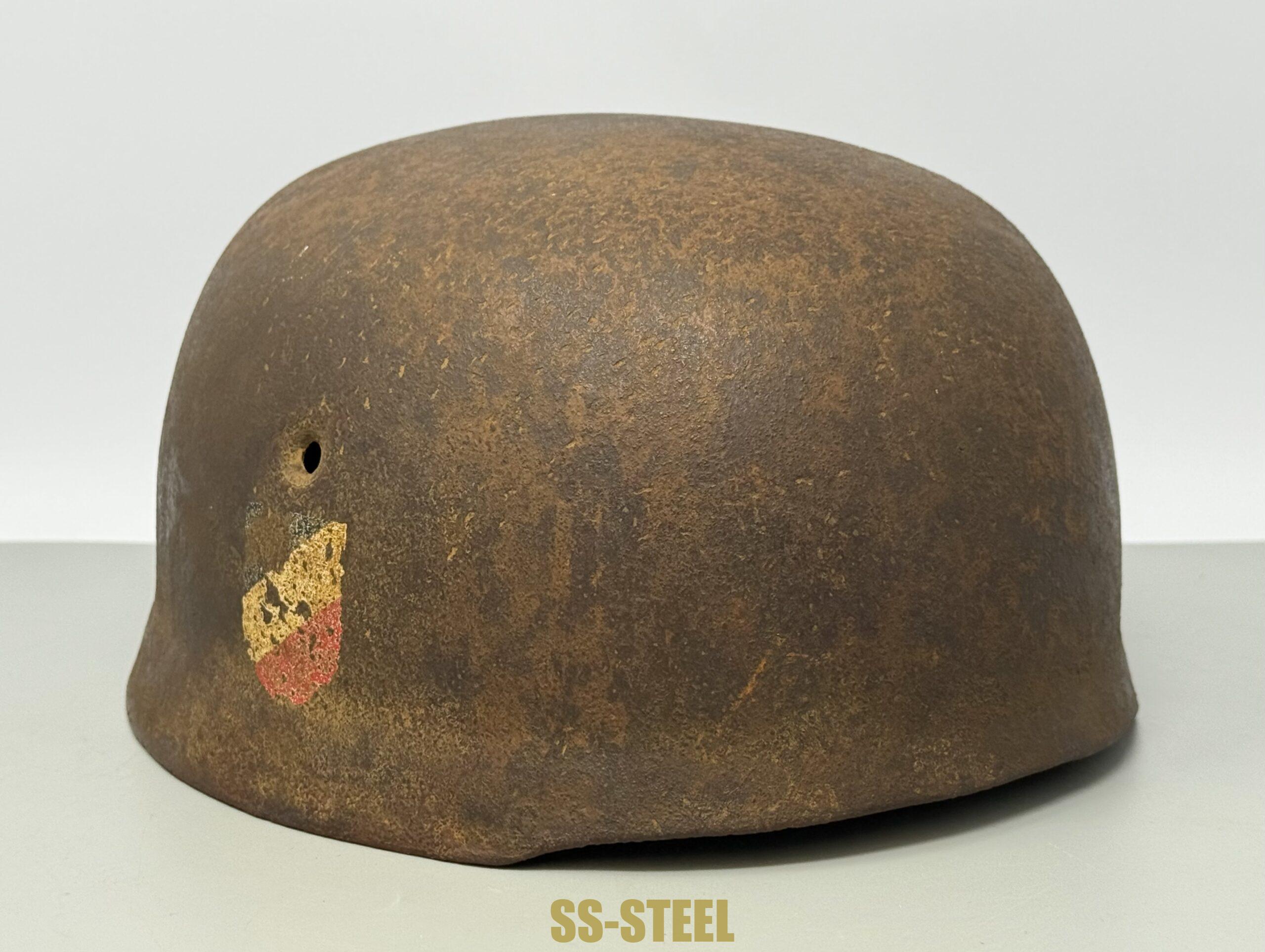 Double Decal M38 Paratrooper FJ Helmet - Image 5