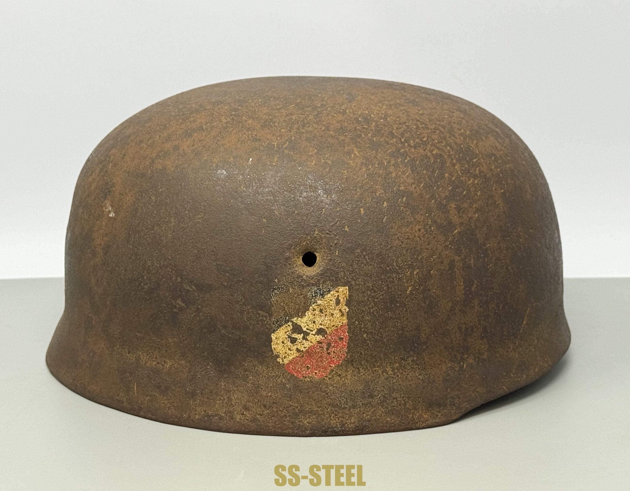 Double Decal M38 Paratrooper FJ Helmet - Image 6