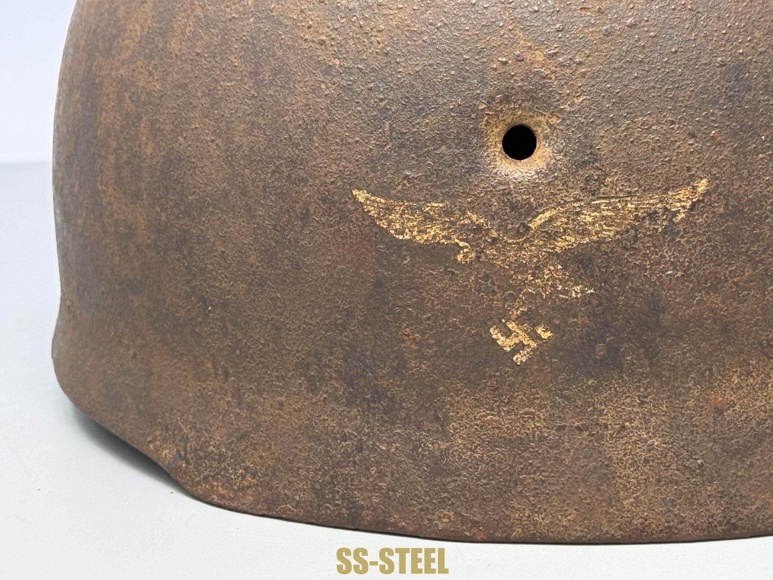 Double Decal M38 Paratrooper FJ Helmet - Image 20