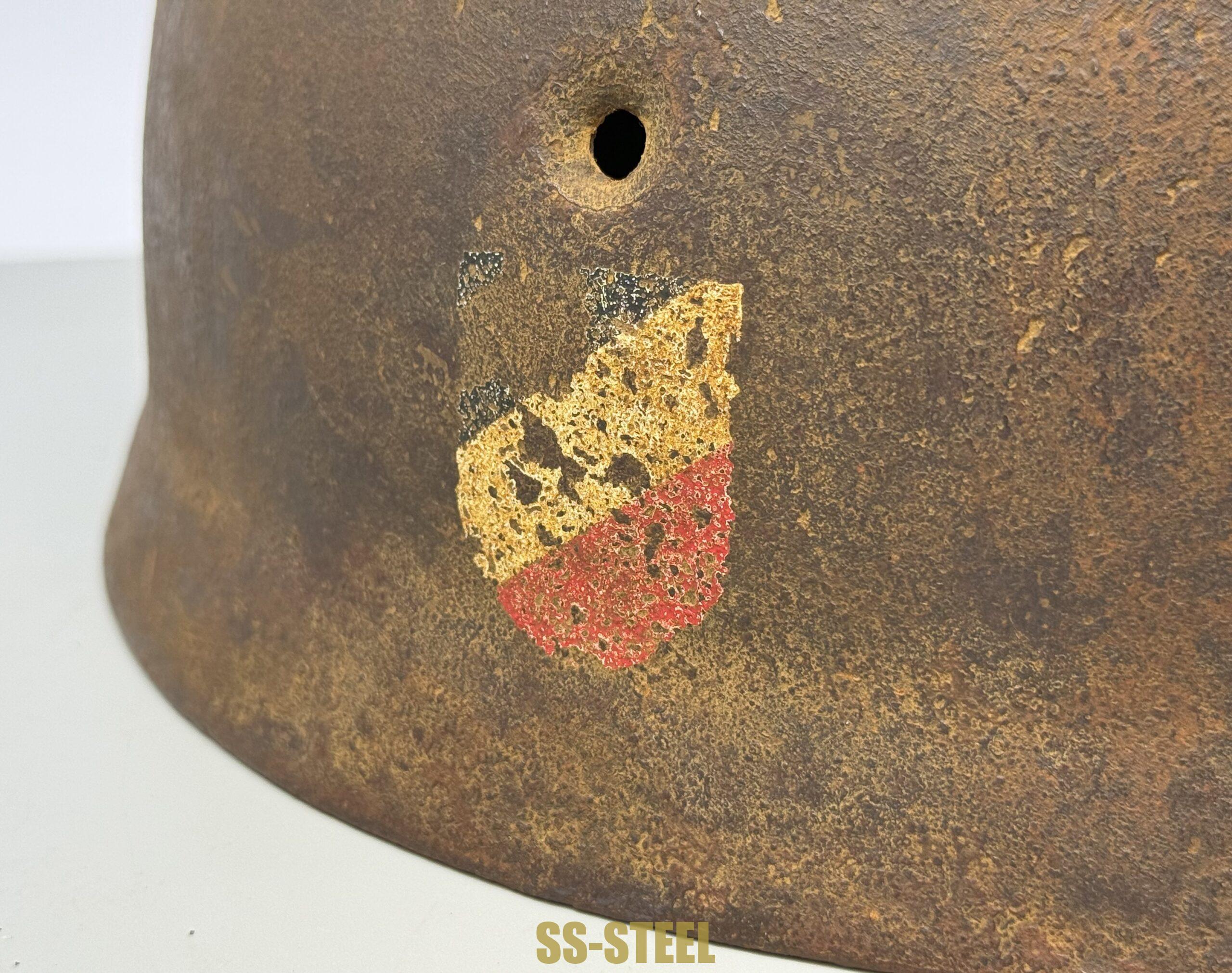 Double Decal M38 Paratrooper FJ Helmet - Image 19