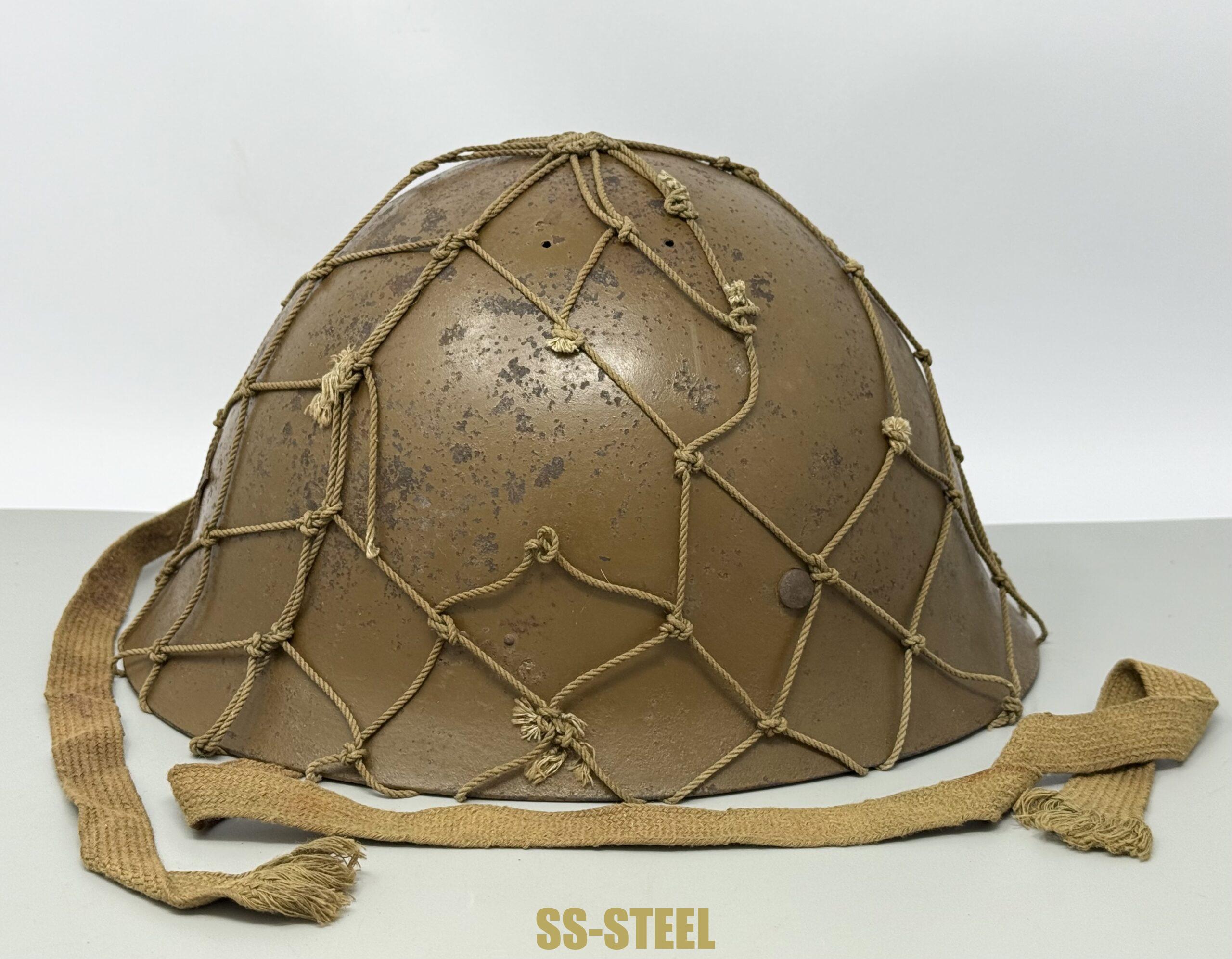 Japanese IJA Type 90 Netted Helmet - Image 10