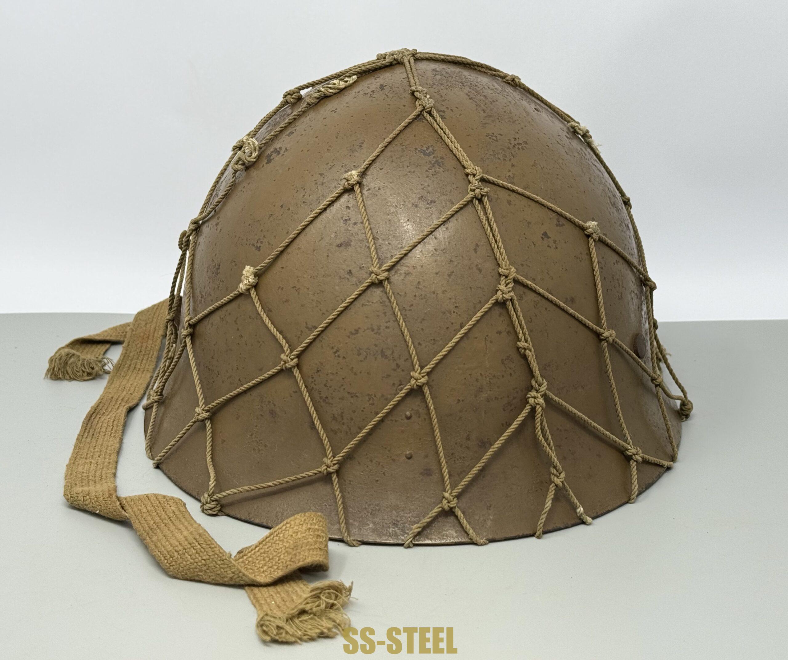 Japanese IJA Type 90 Netted Helmet - Image 11