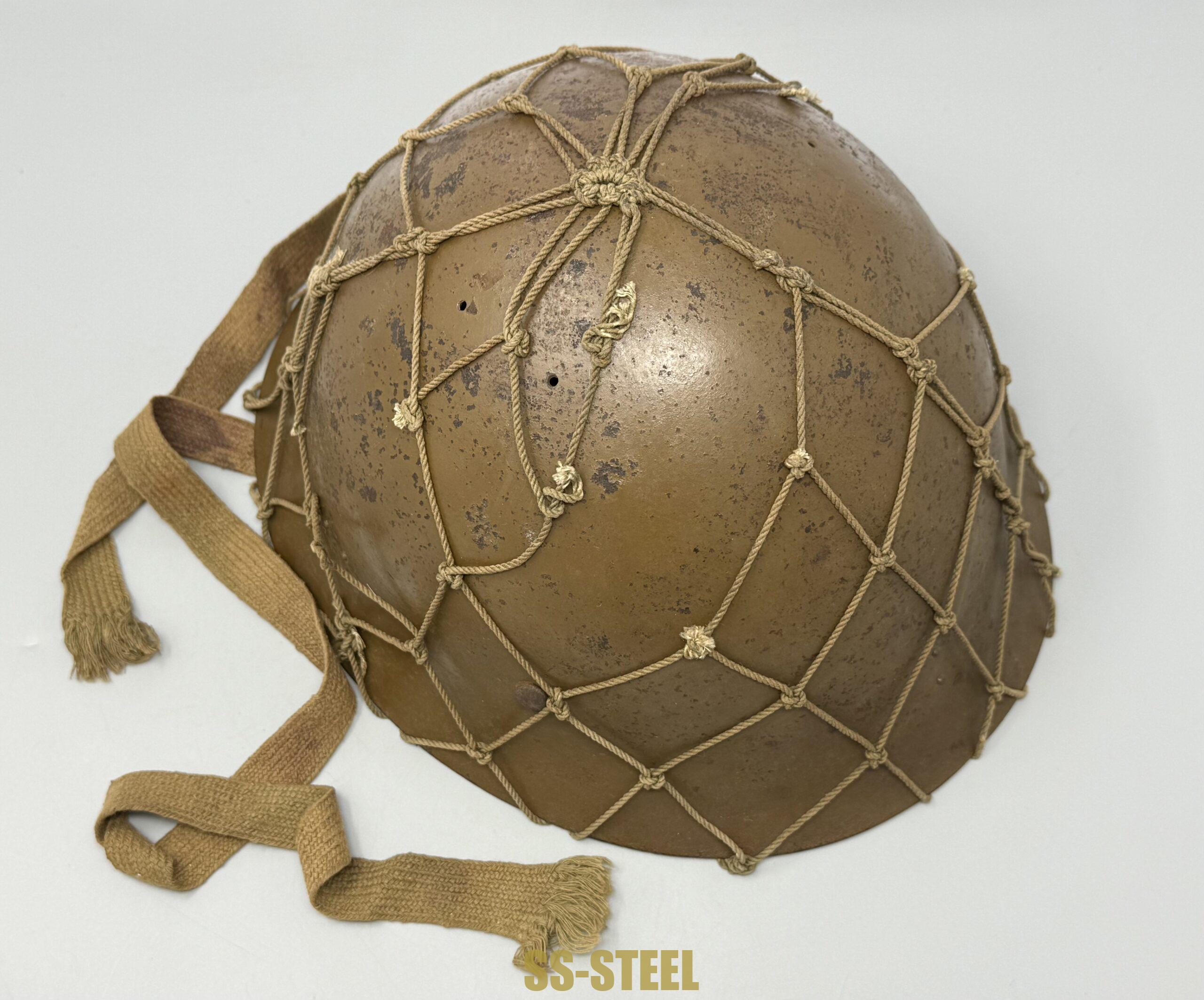 Japanese IJA Type 90 Netted Helmet - Image 12